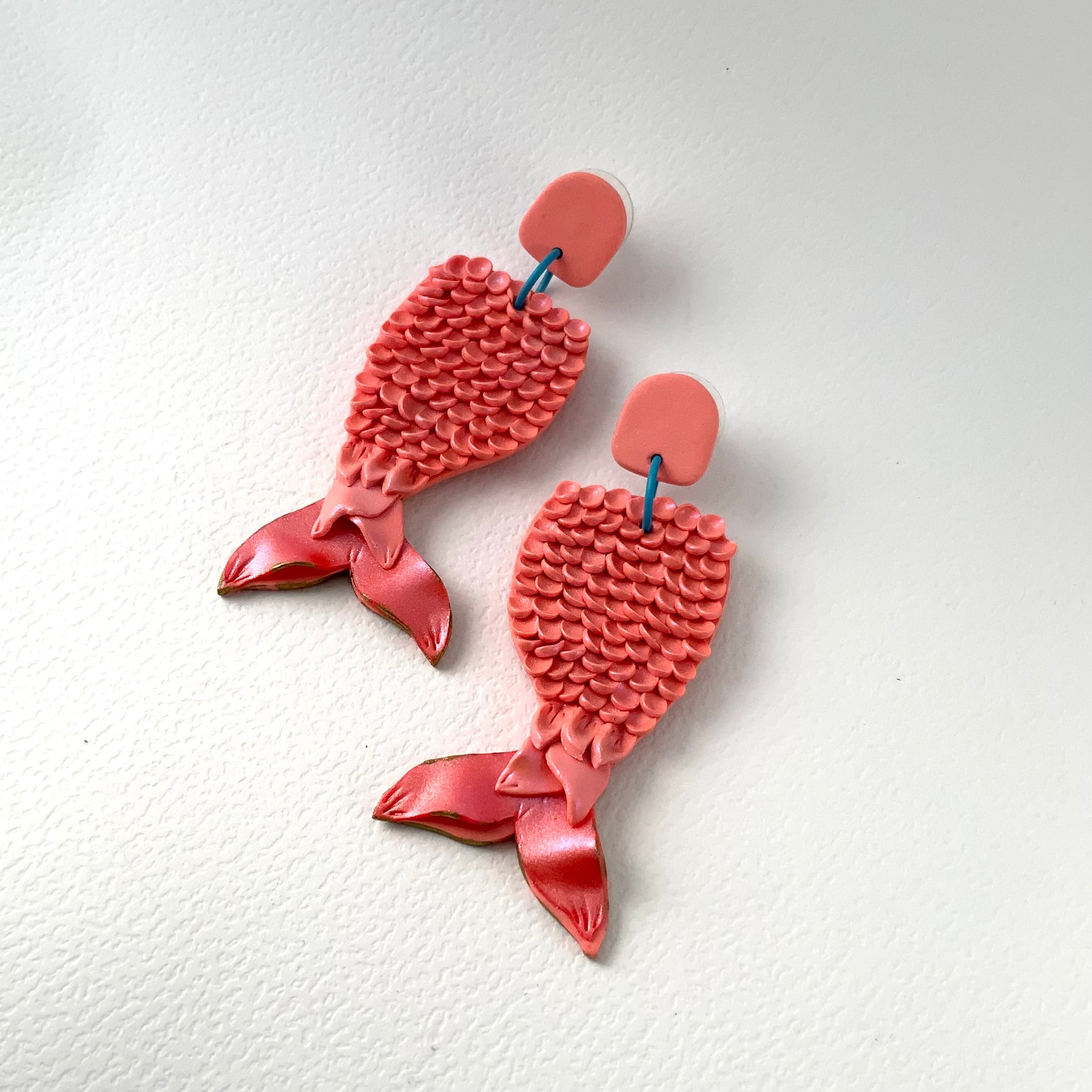 Treasure From The Tide | Handmade Mermaid Tail Earrings