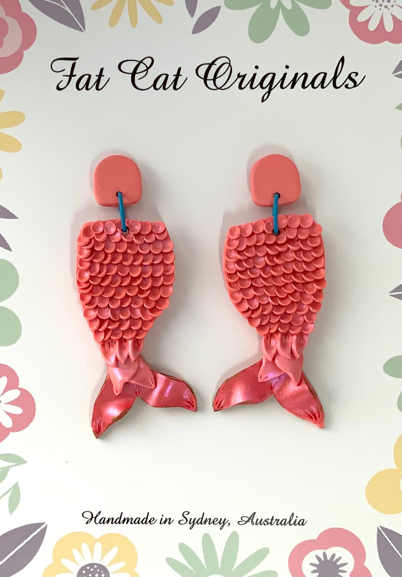 Treasure From The Tide | Handmade Mermaid Tail Earrings