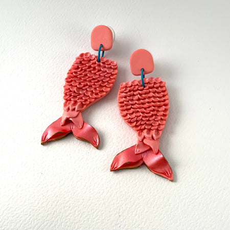 Treasure From The Tide | Handmade Mermaid Tail Earrings