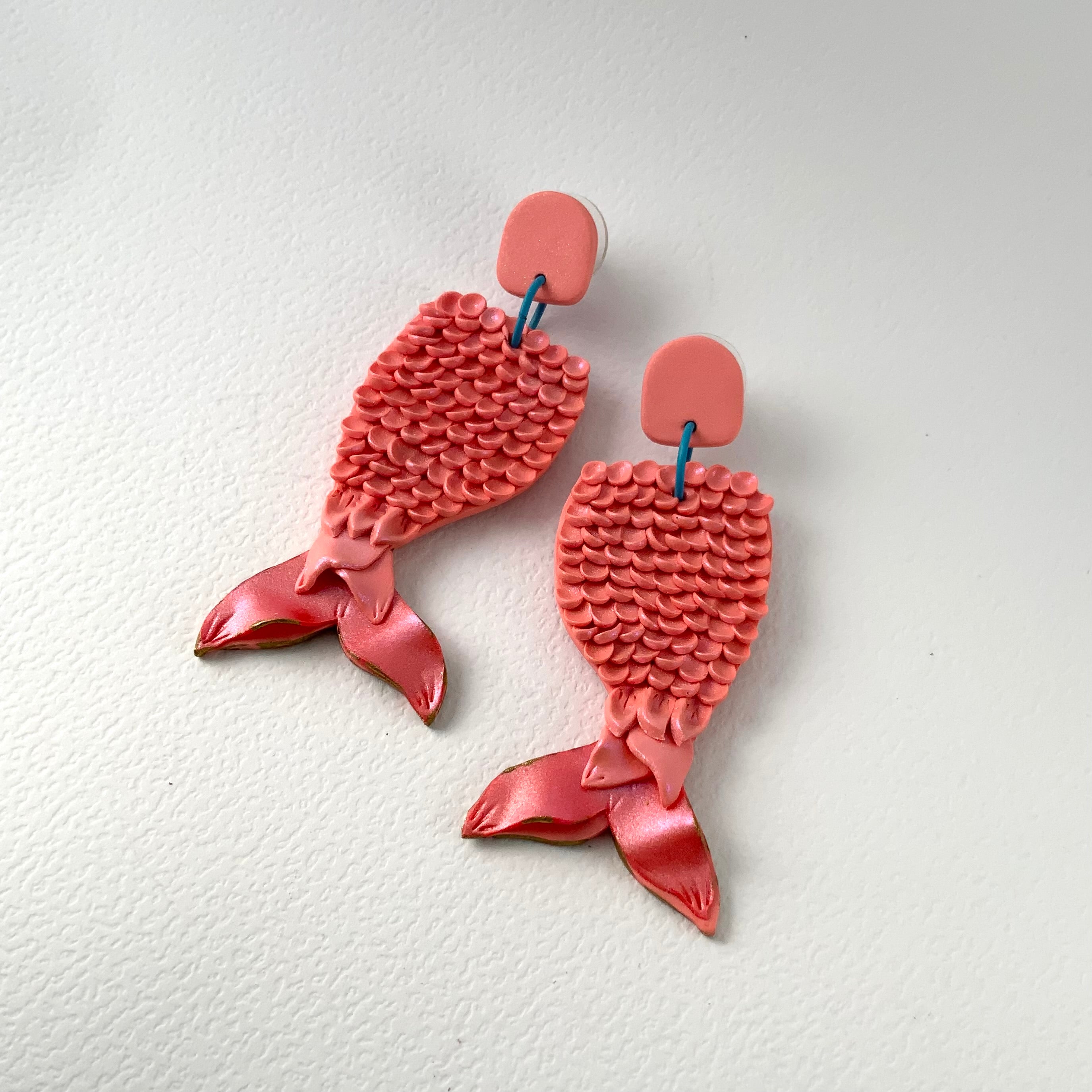 Treasure From The Tide | Handmade Mermaid Tail Earrings
