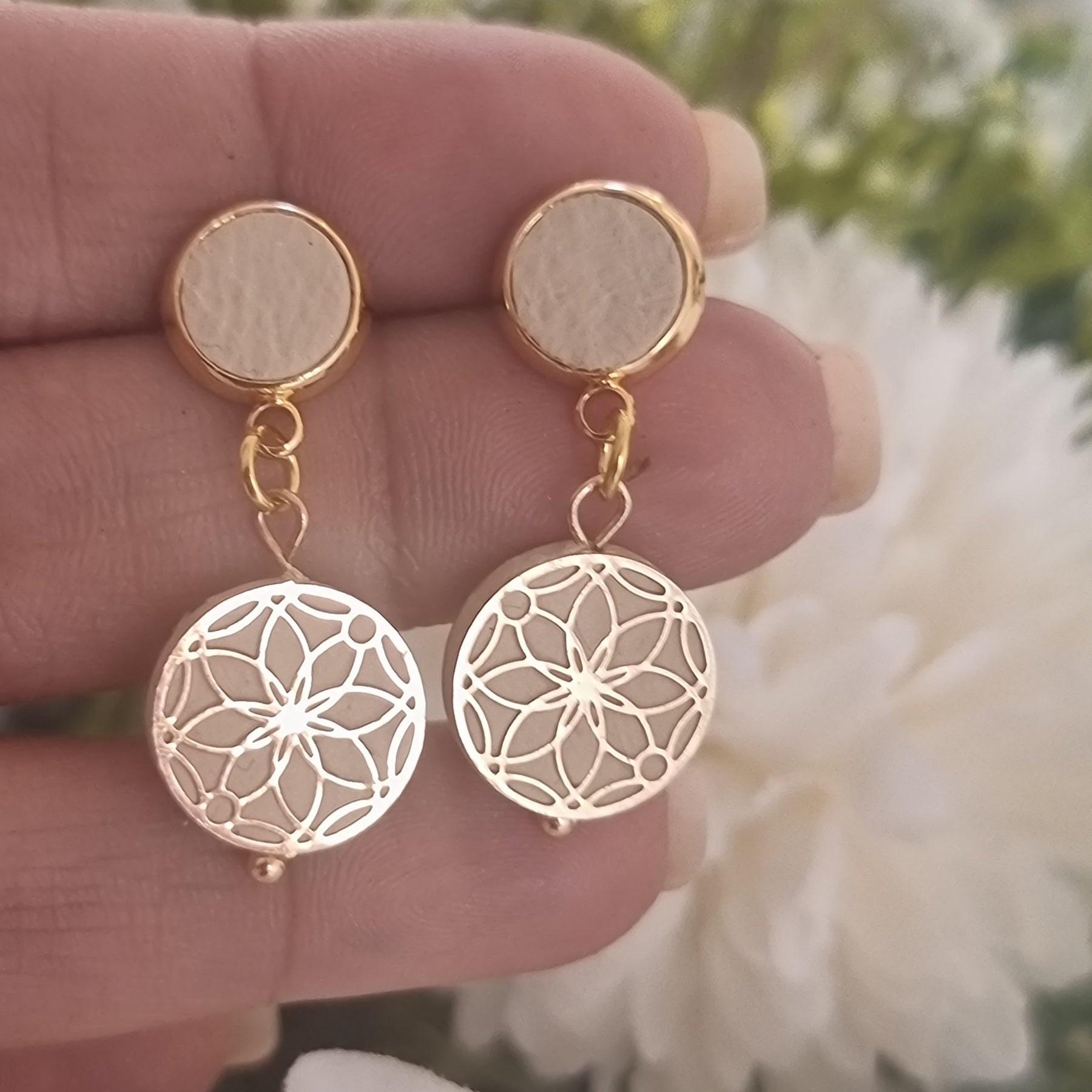 Sand Lace Dangles