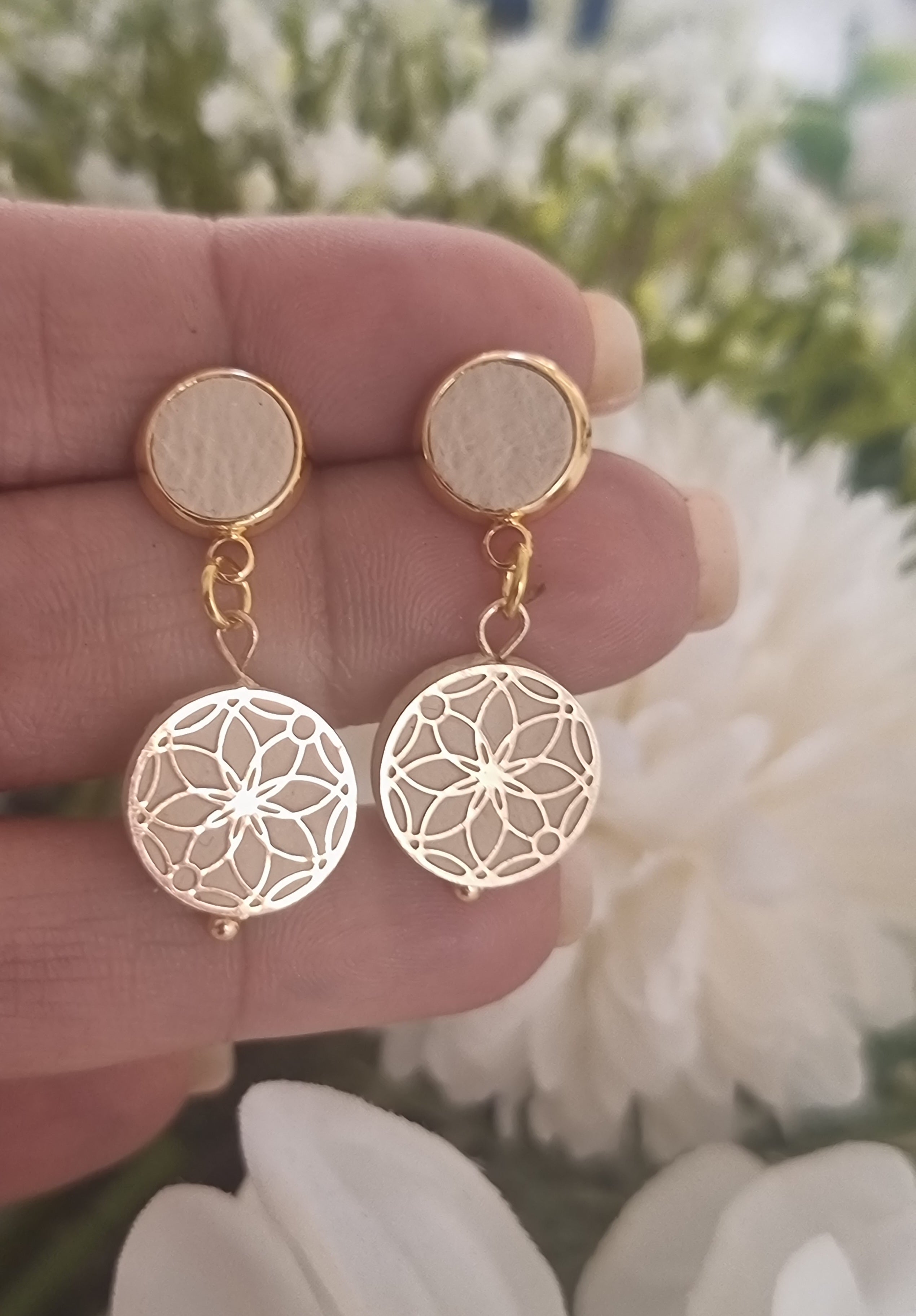 Sand Lace Dangles