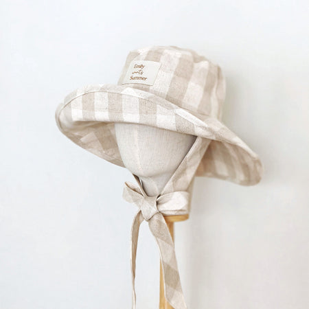 Adult Wide Brim Cotton Summer Sun Hat