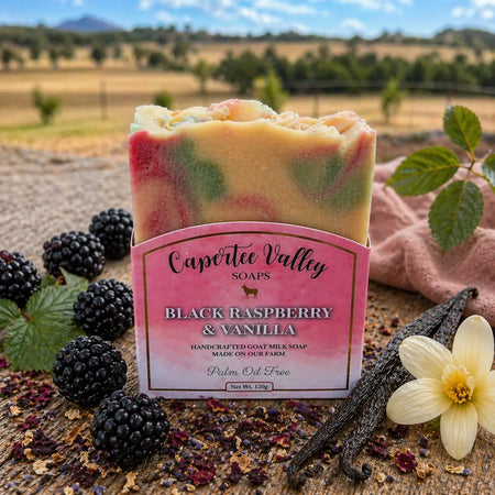 Black Raspberry & Vanilla Goat Milk Soap