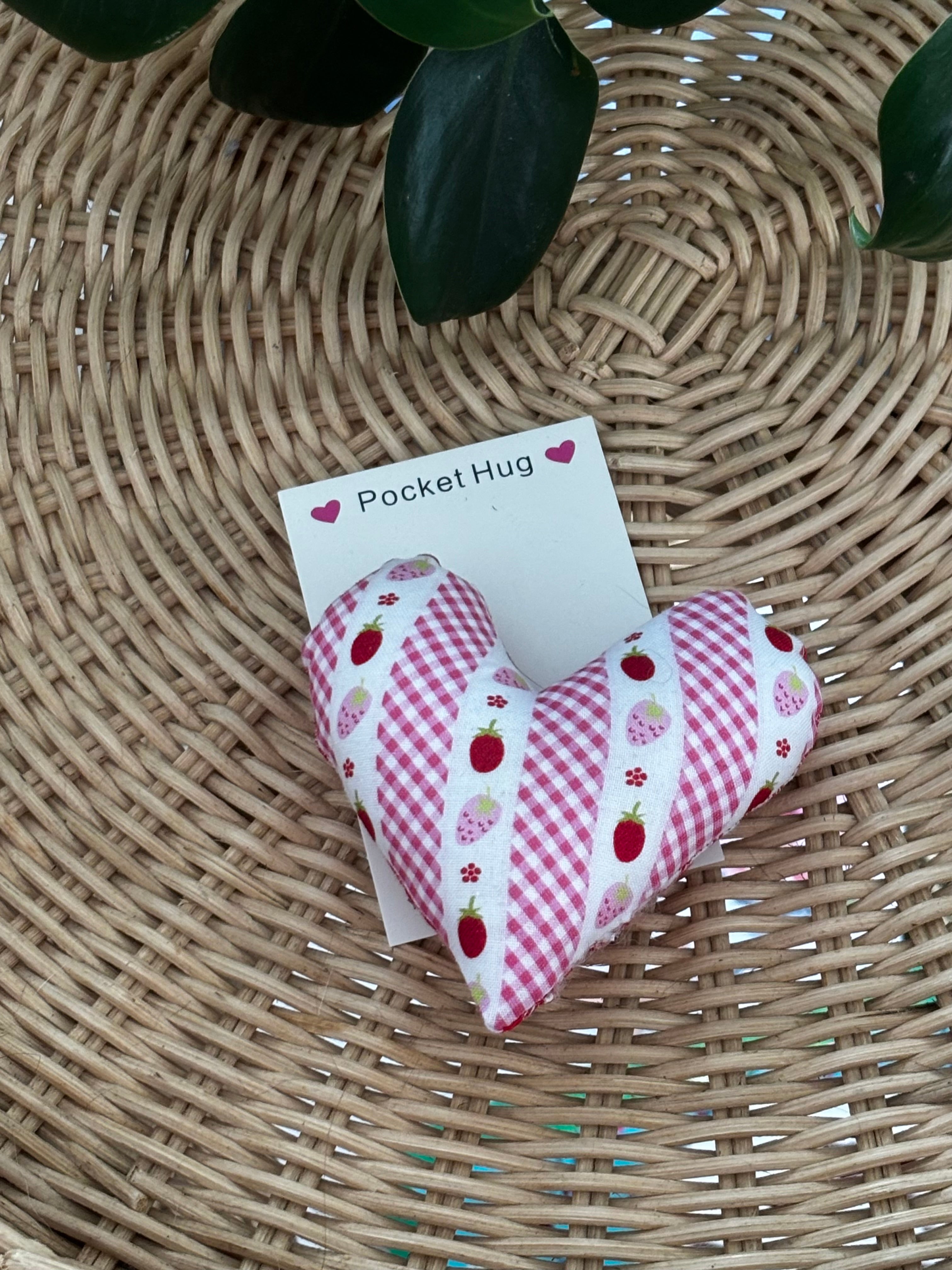 5 Pocket Hug Heart Keepsakes, Comfort Gift for Kids Friends & Loved Ones