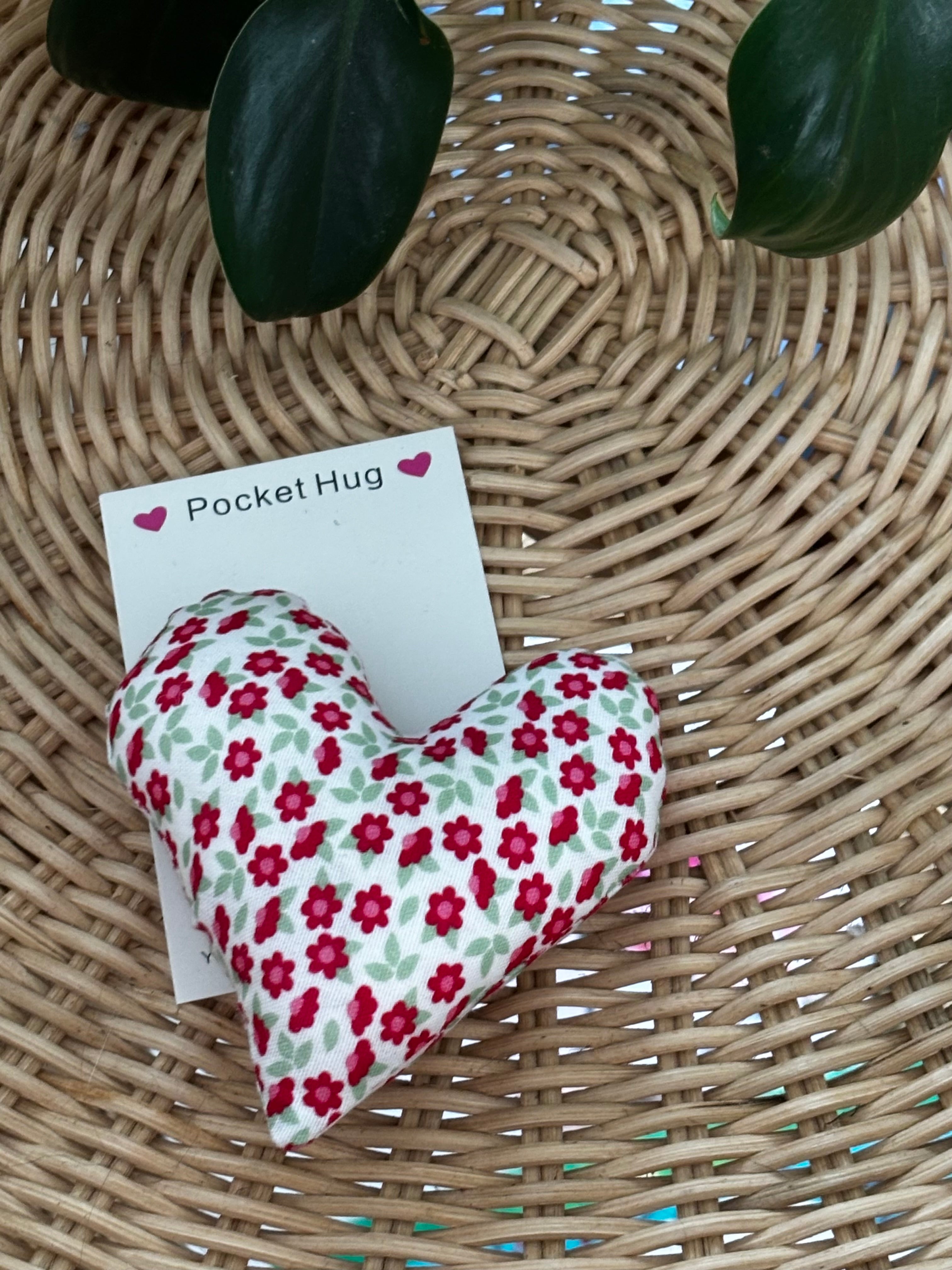 5 Pocket Hug Heart Keepsakes, Comfort Gift for Kids Friends & Loved Ones