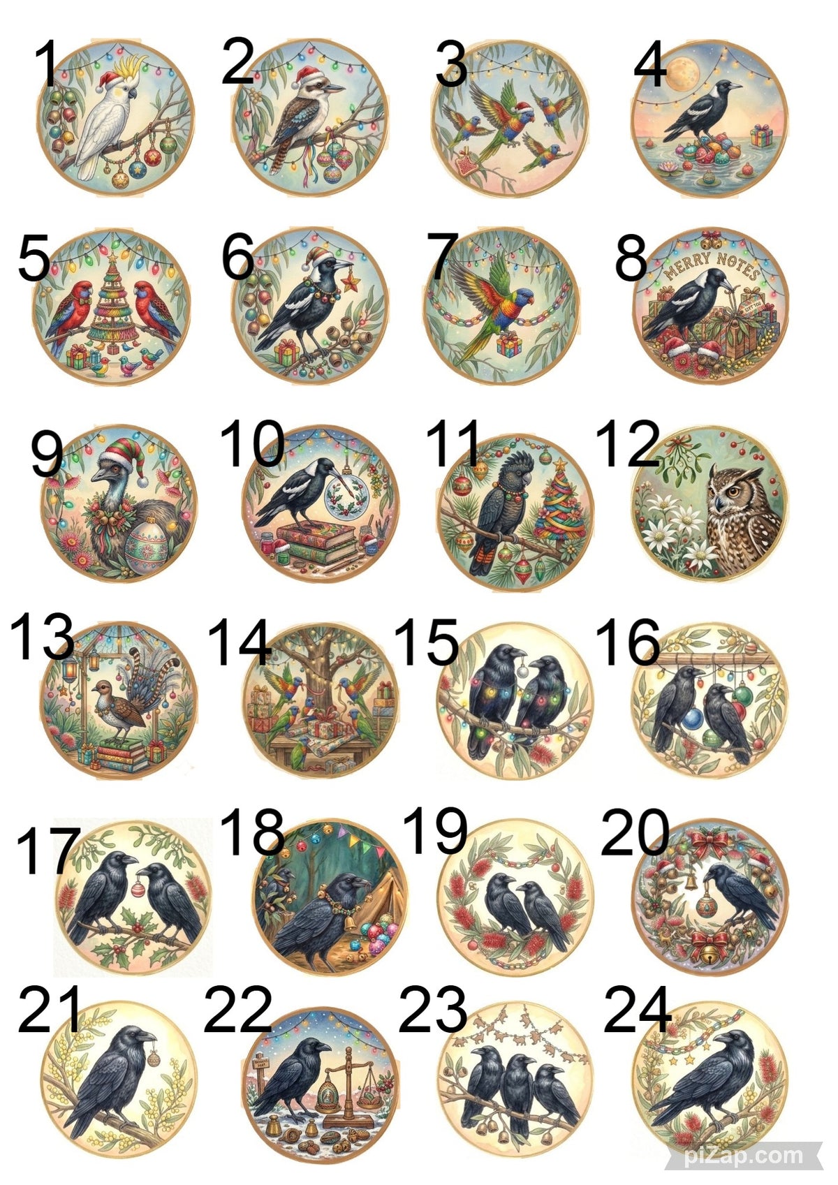 Unique Australian Animal Christmas Decorations, create your set