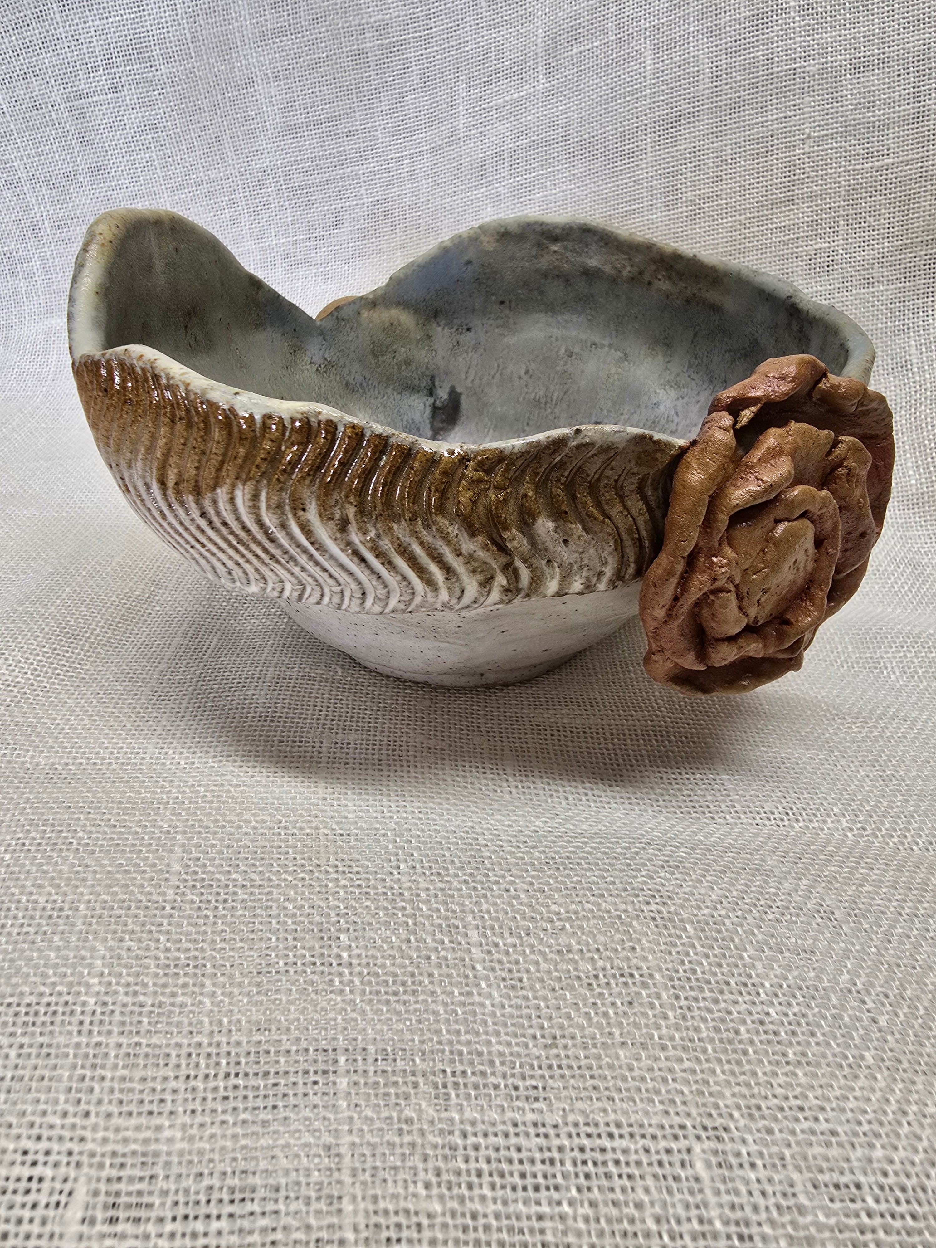 Frozen winter scene bowl