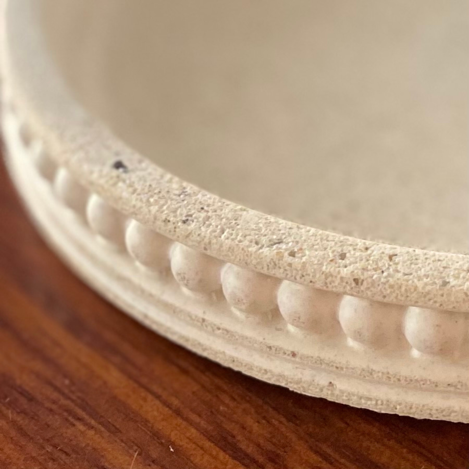 Round Decorative Platter | Textured decor collection