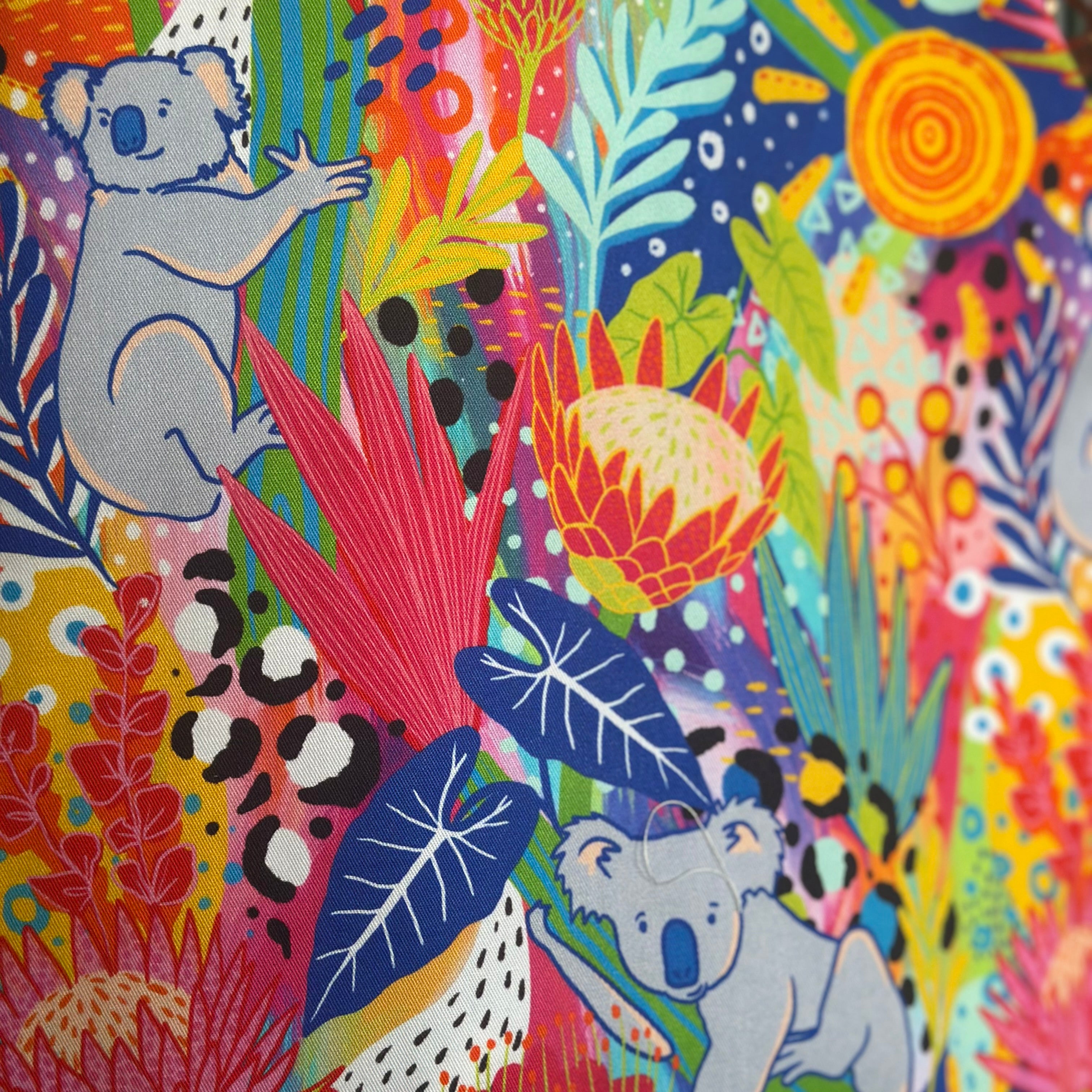 Koala Wildflower Overalls | Australiana Collection