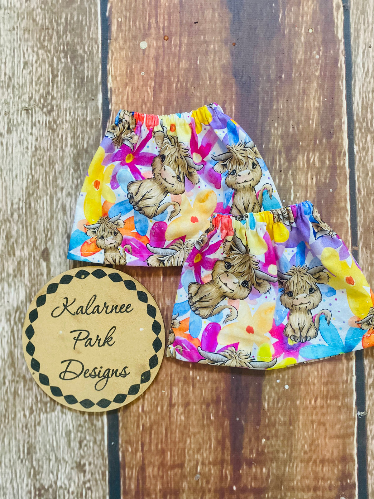 ''Highland Cows'' Adult Size and Kids Size Sock Savers
