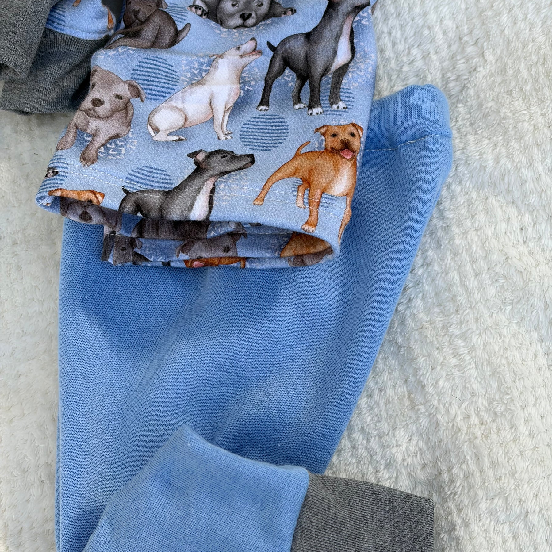 STAFFY DOG PJ’S 3-6 months