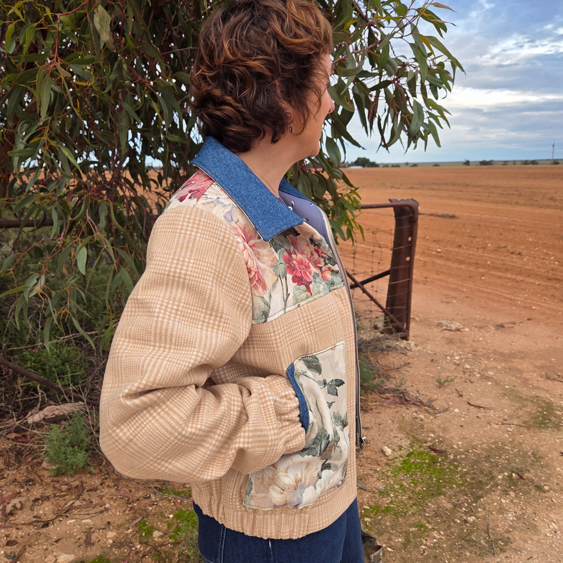 Nannas Couch - Retro Bomber jacket - S/M