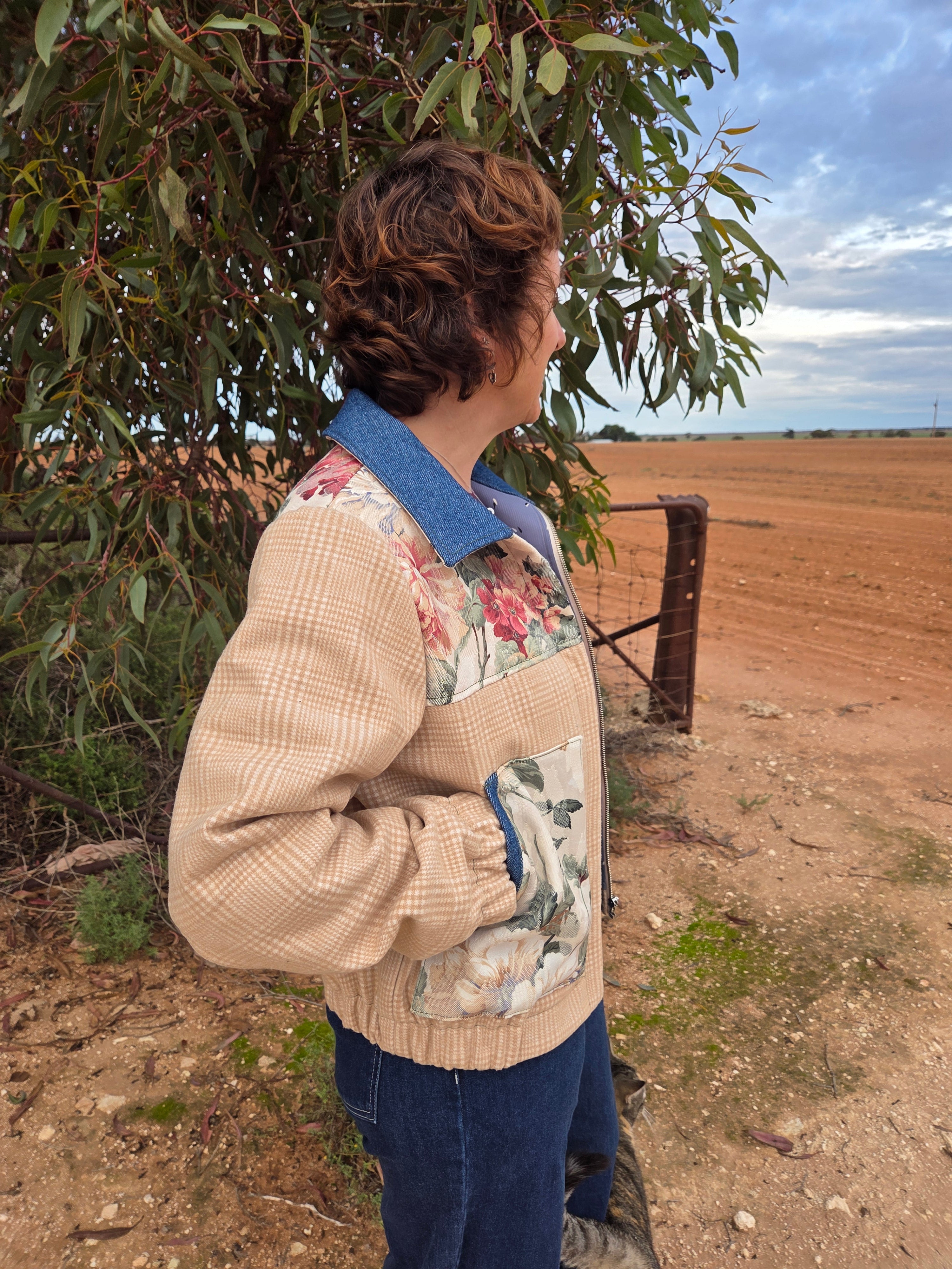 Nannas Couch - Retro Bomber jacket - S/M