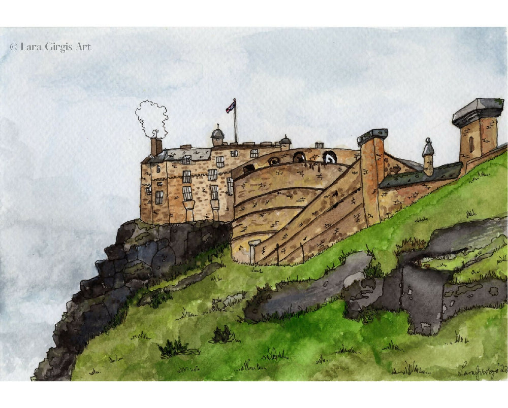 Edinburgh Castle - art print