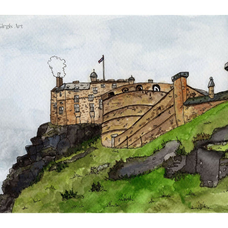 Edinburgh Castle - art print