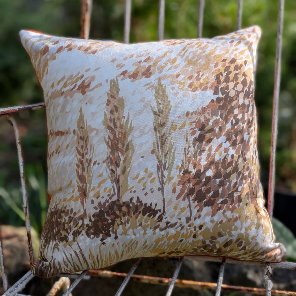 Longstitch tapestry velvet cushion - On A Boat