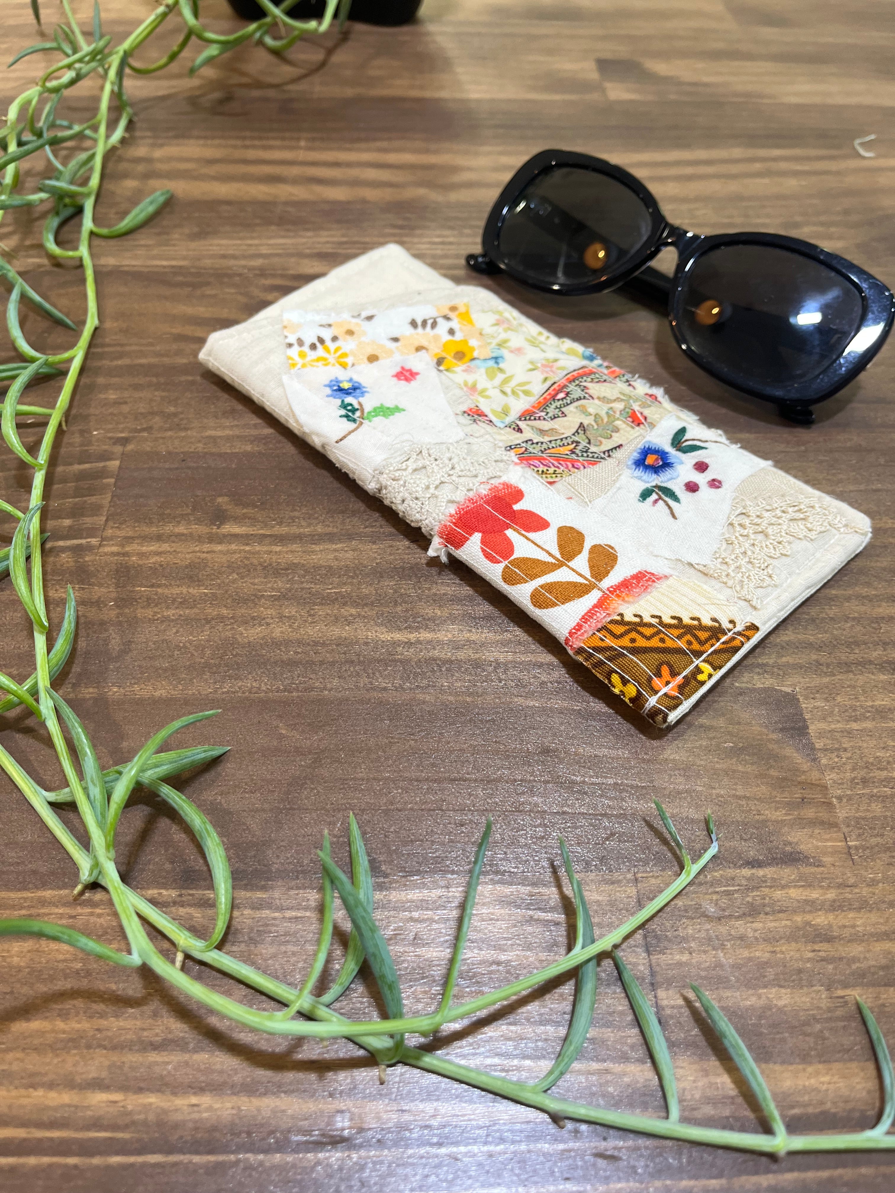 gorgeous fawn patchy sunglass pouch - violetclothing - free postage