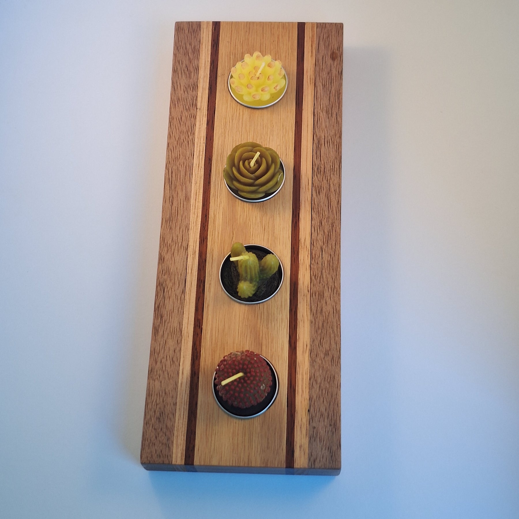 Handmade Timber Tea Light Candle Holders