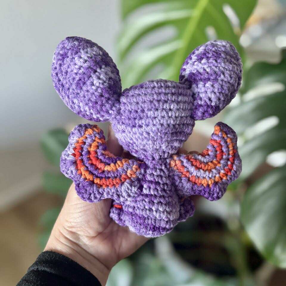 Halloween Themed Bat Crochet Toy