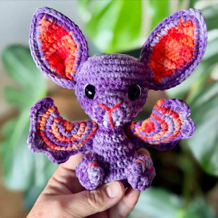 Halloween Themed Bat Crochet Toy