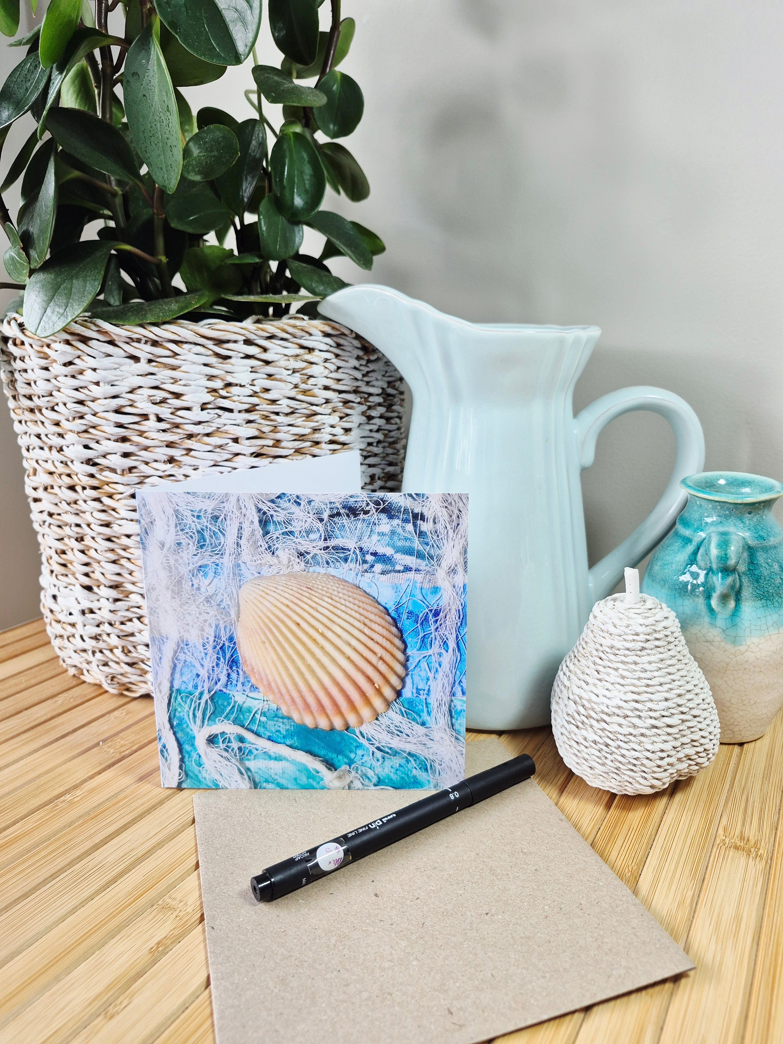 Blank Card  Sea Shells