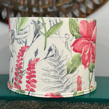 Melissa Drum lampshade with piping