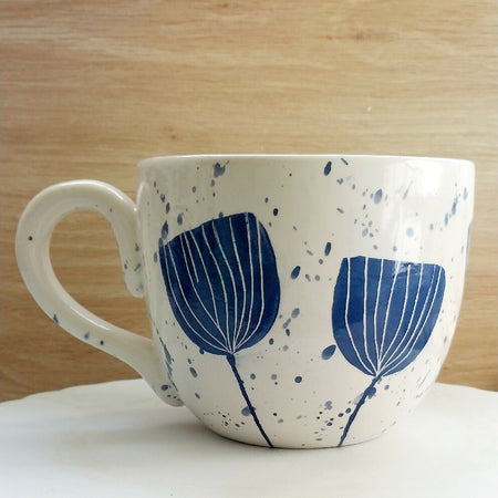 Cornflower Blue - Super Mug 795 ml | Handmade |Pottery | Ceramics