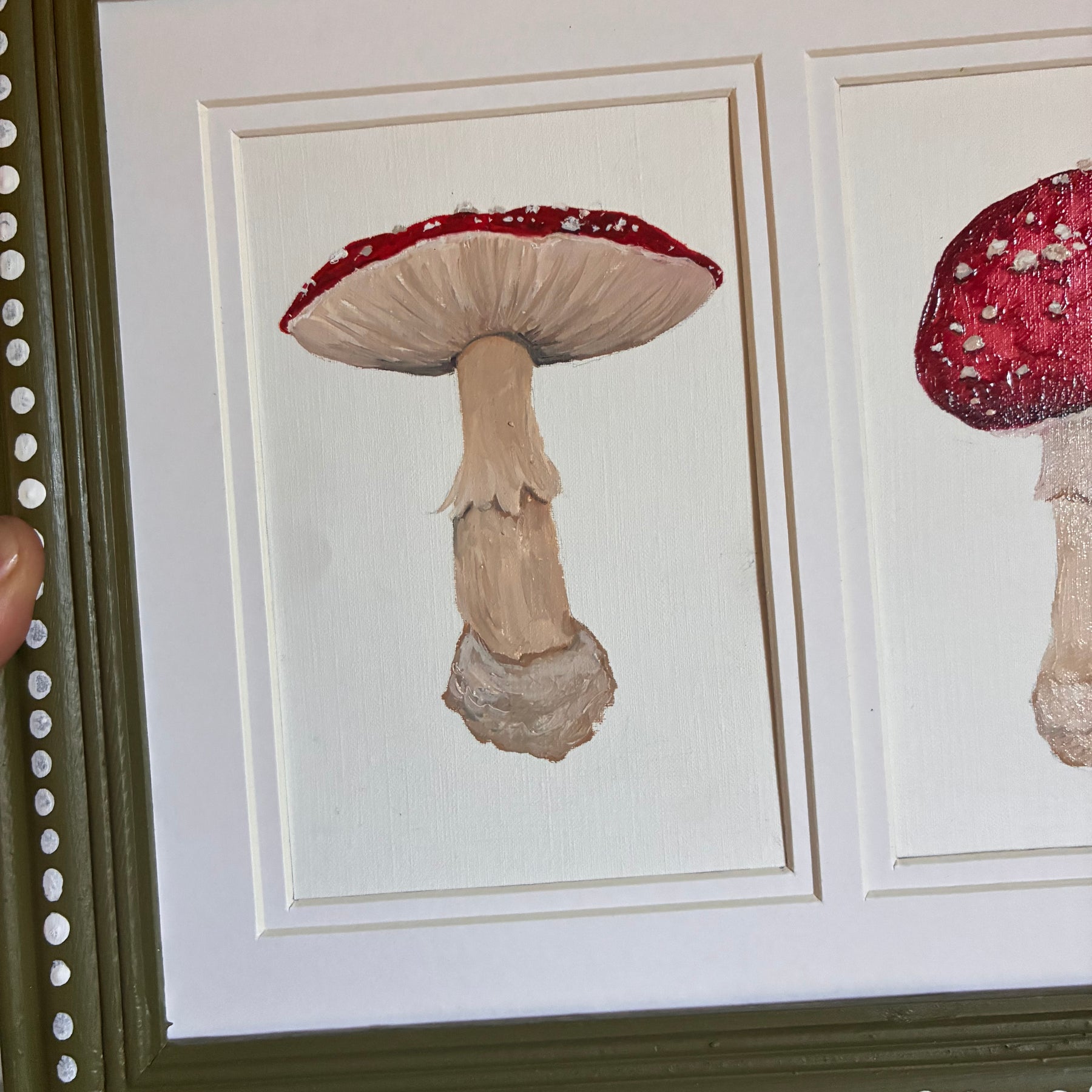 Original Duo toadstool painting