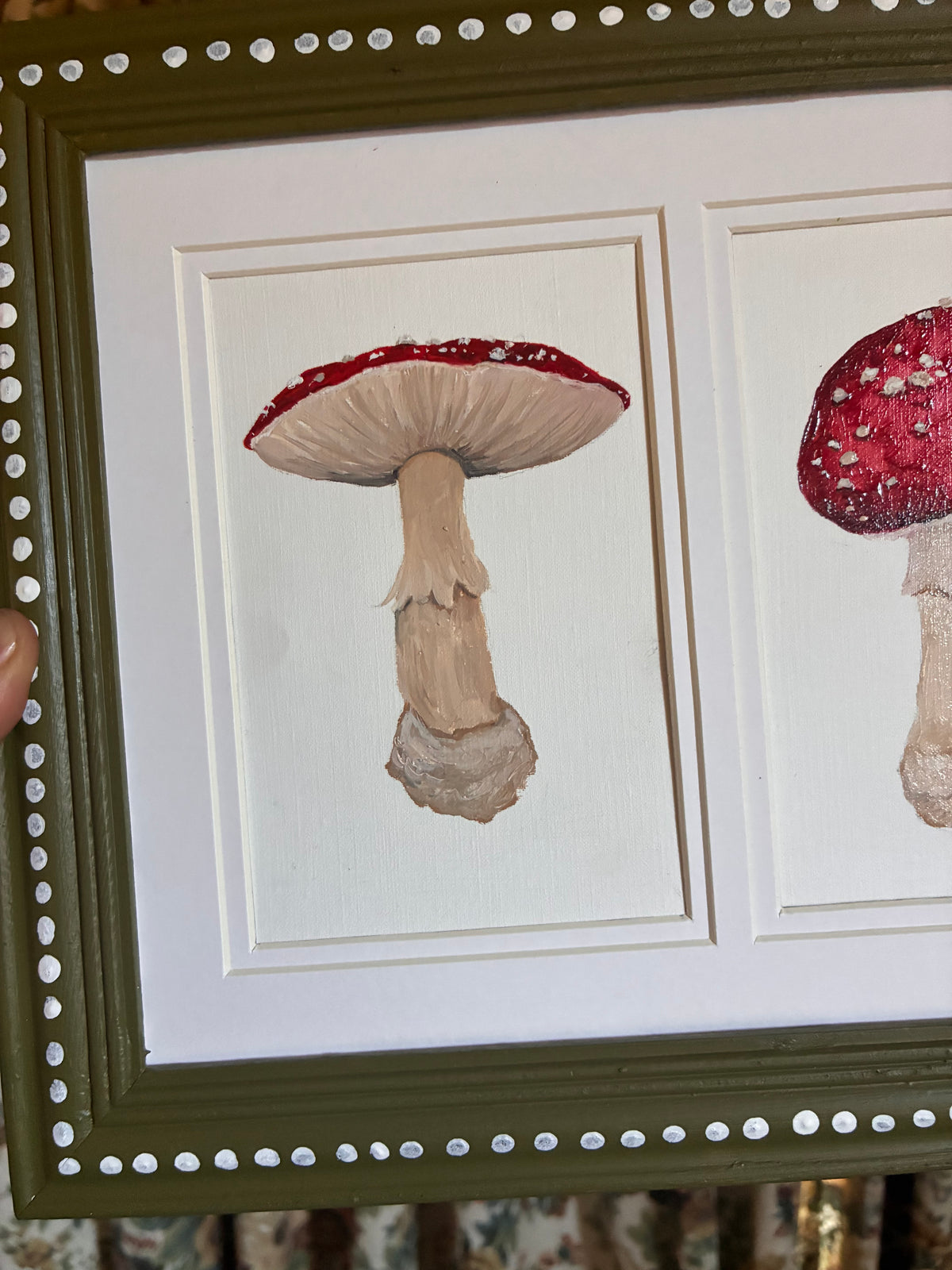 Original Duo toadstool painting