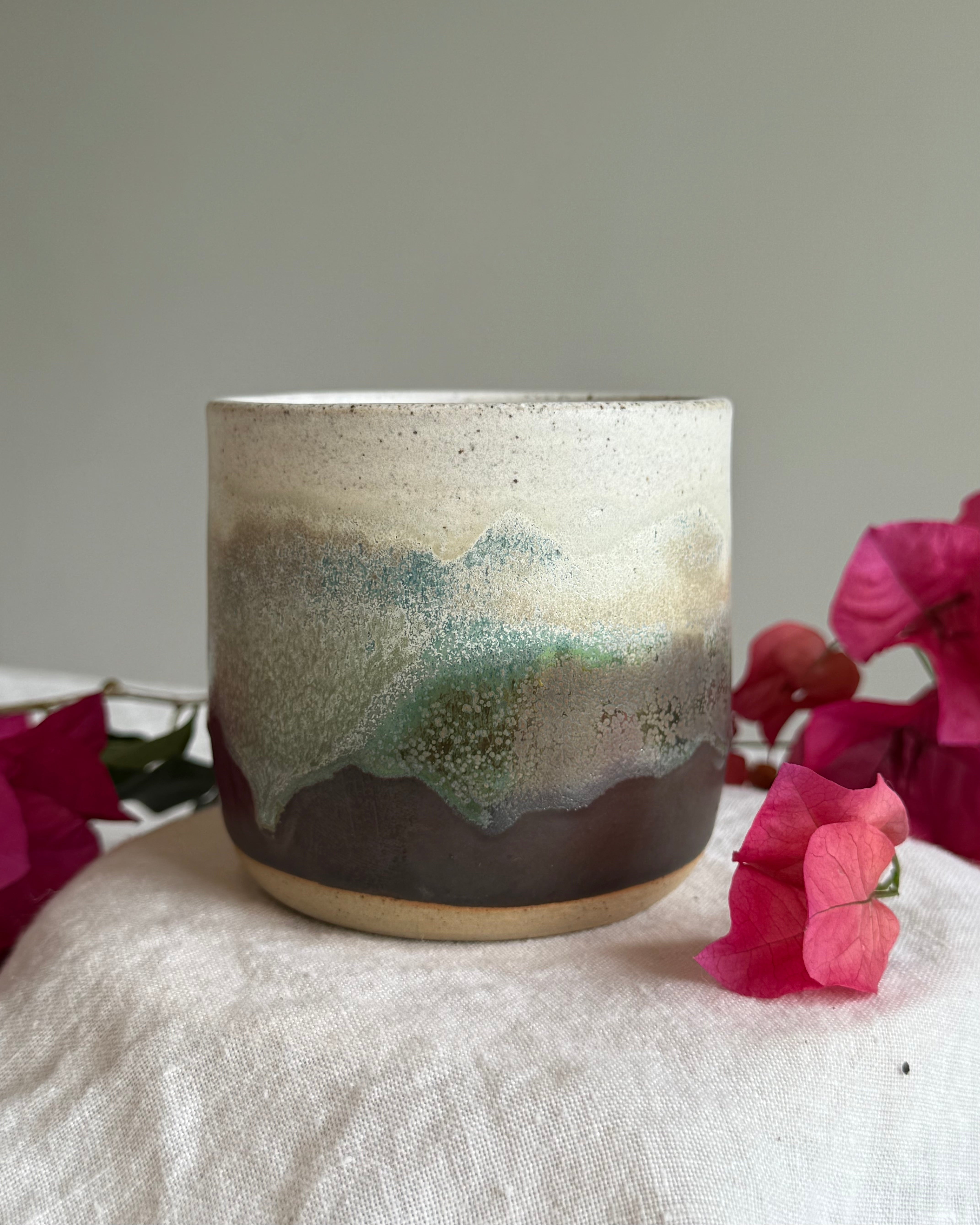 Landscape Collection | Tumbler | Mug | 300ml| Earth & Sea | Wheel Thrown