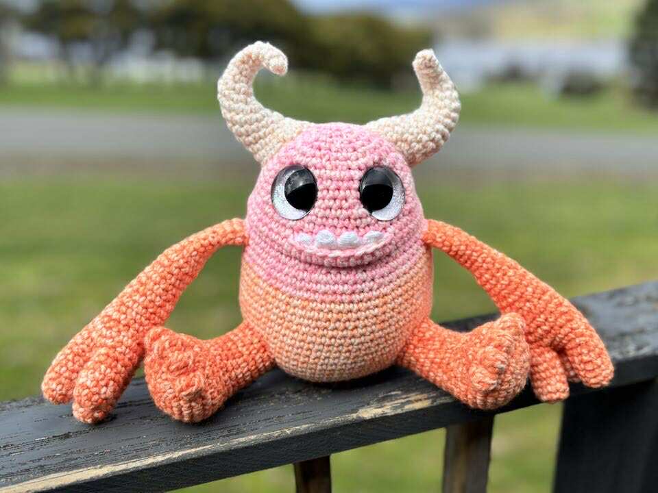 Mash Up Monster Crochet Toy