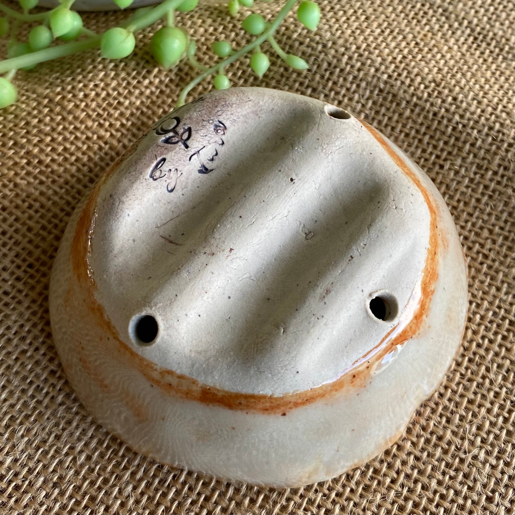 Organic Handcrafted Shampoo/ConditionerBar Holder/HandmadePottery