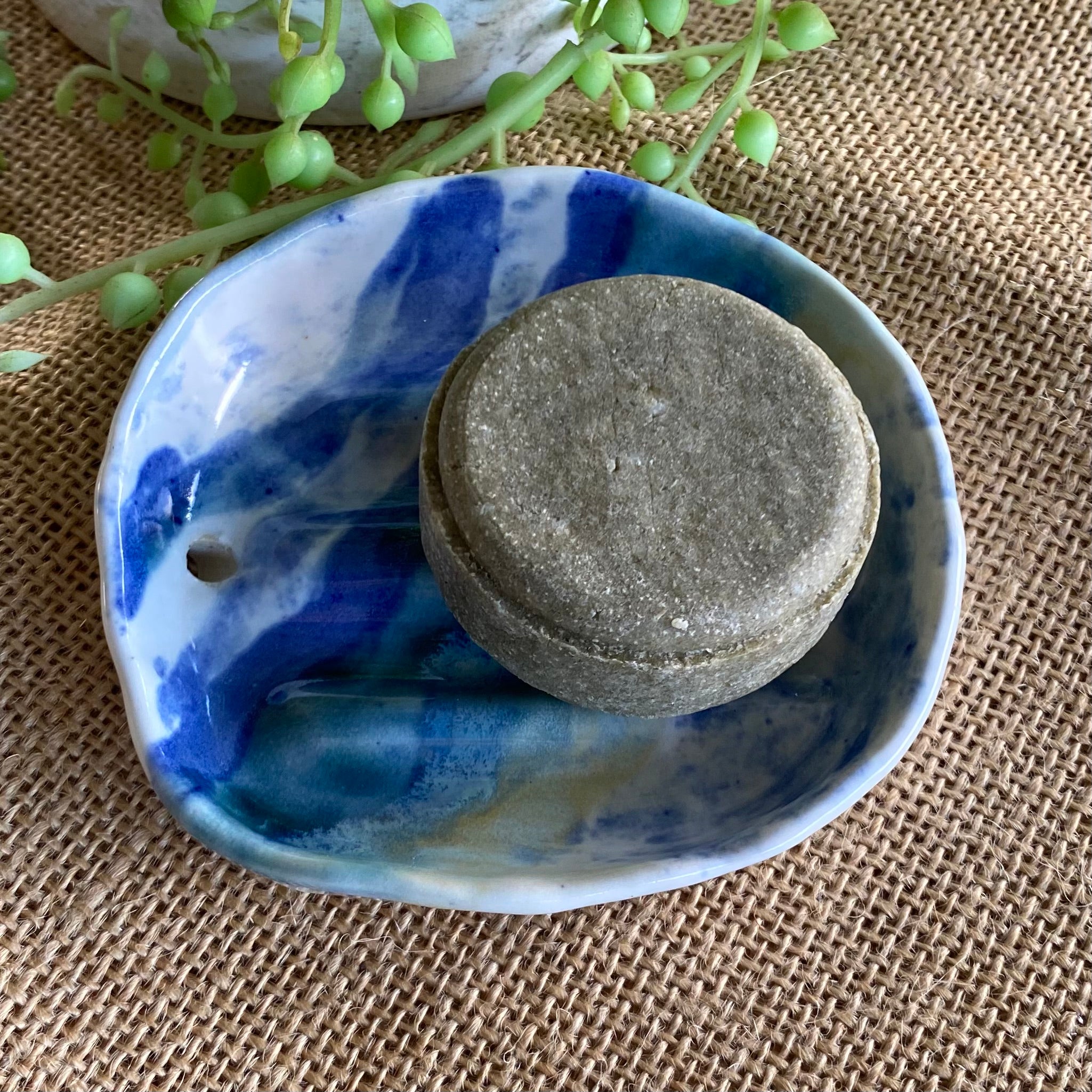 Organic Handcrafted Shampoo/ConditionerBar Holder/HandmadePottery