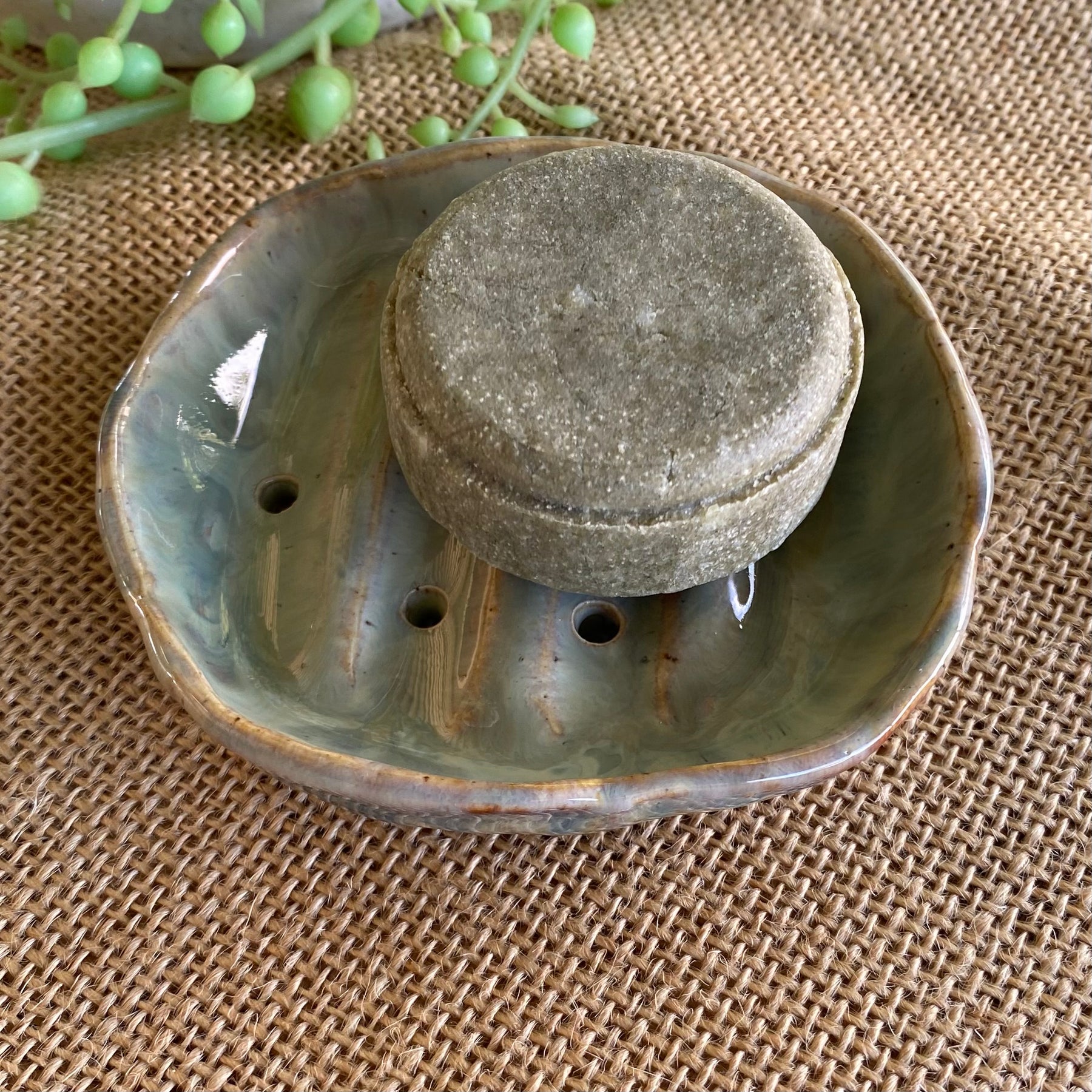 Organic Handcrafted Shampoo/ConditionerBar Holder/HandmadePottery