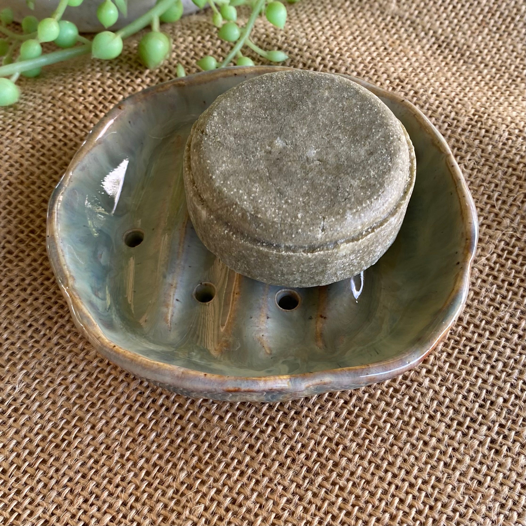Organic Handcrafted Shampoo/ConditionerBar Holder/HandmadePottery