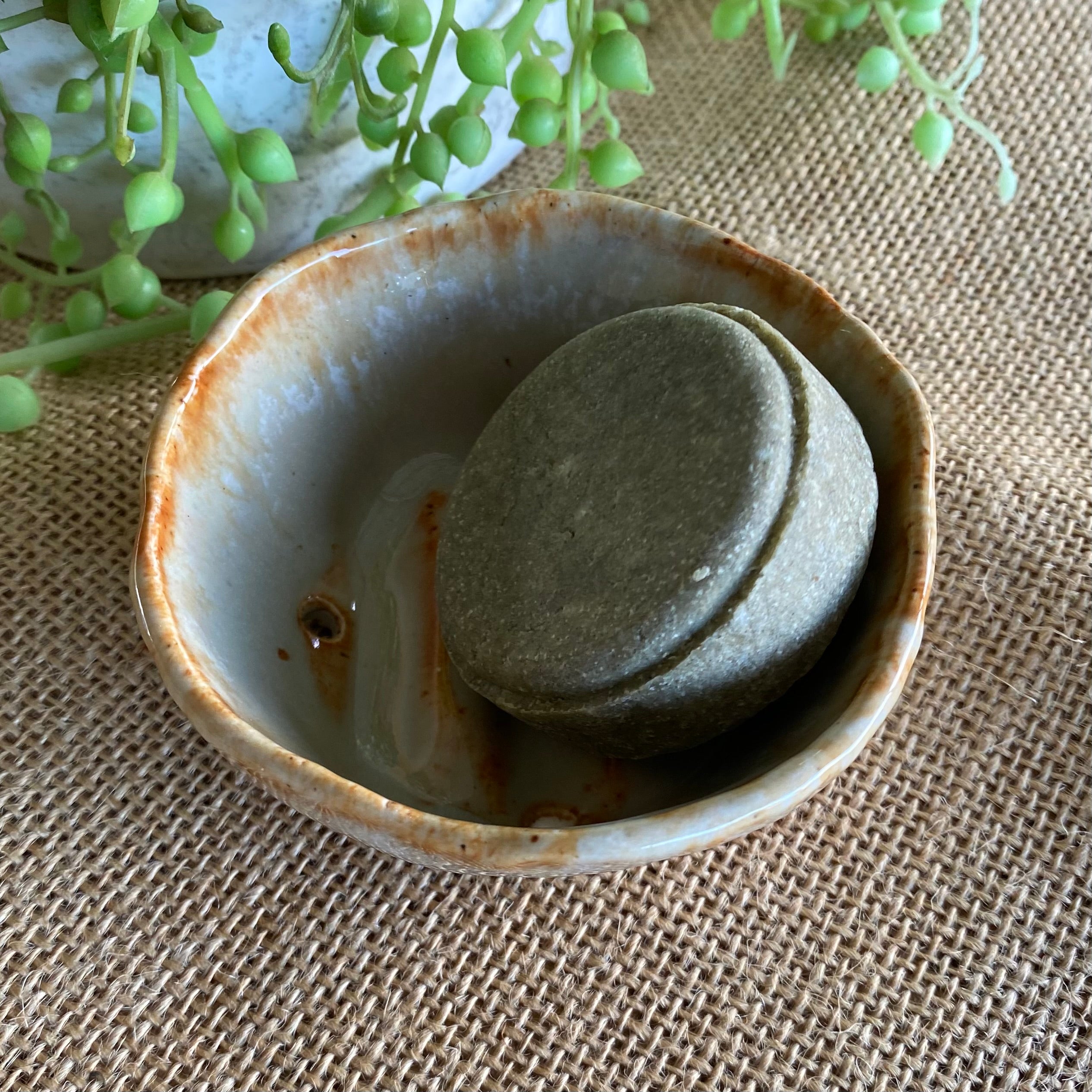 Organic Handcrafted Shampoo/ConditionerBar Holder/HandmadePottery