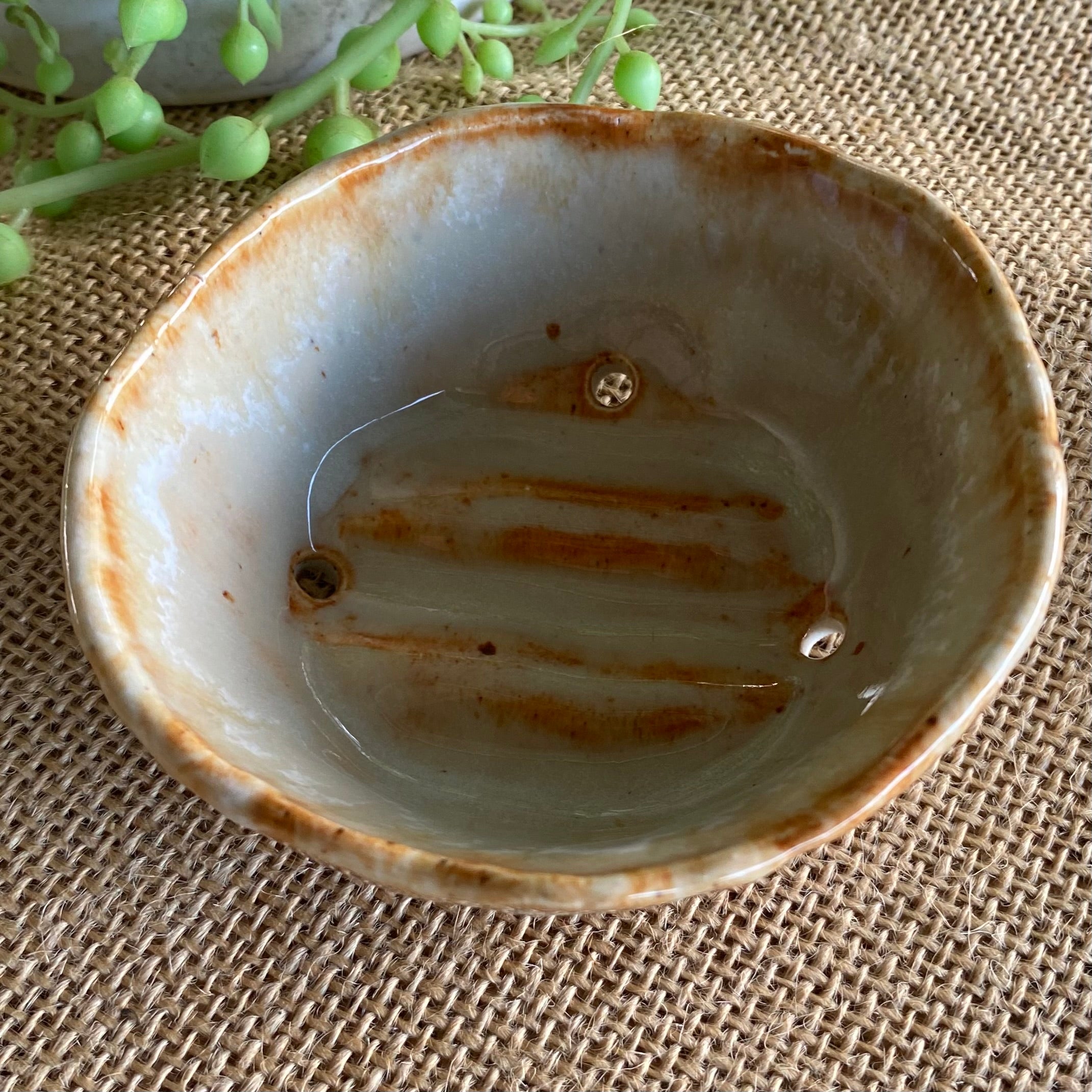 Organic Handcrafted Shampoo/ConditionerBar Holder/HandmadePottery
