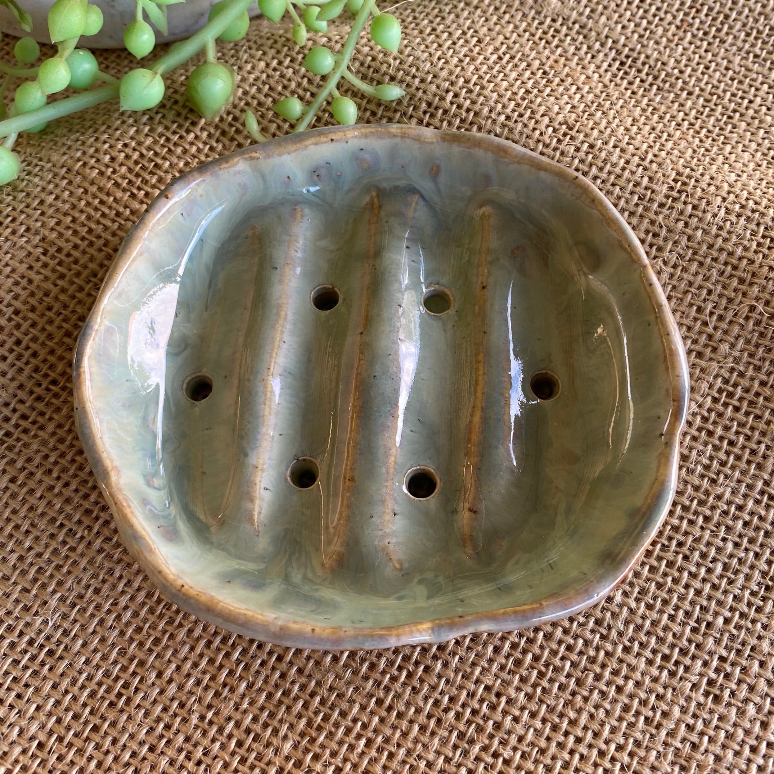 Organic Handcrafted Shampoo/ConditionerBar Holder/HandmadePottery