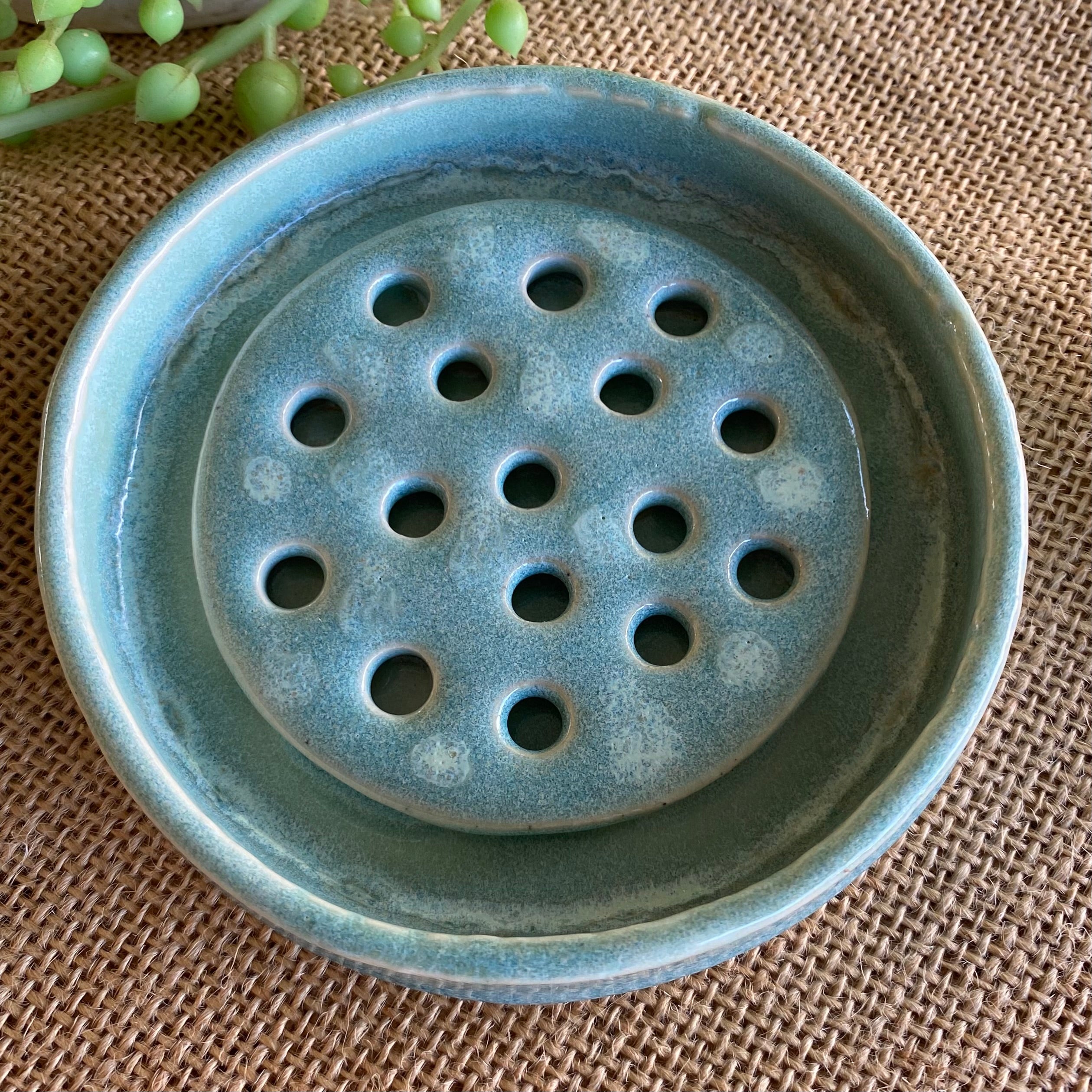Organic Handcrafted Shampoo/ConditionerBar Holder/HandmadePottery