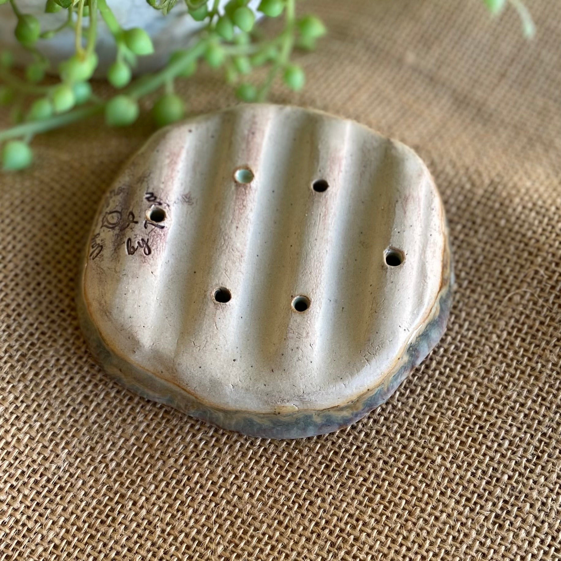 Organic Handcrafted Shampoo/ConditionerBar Holder/HandmadePottery