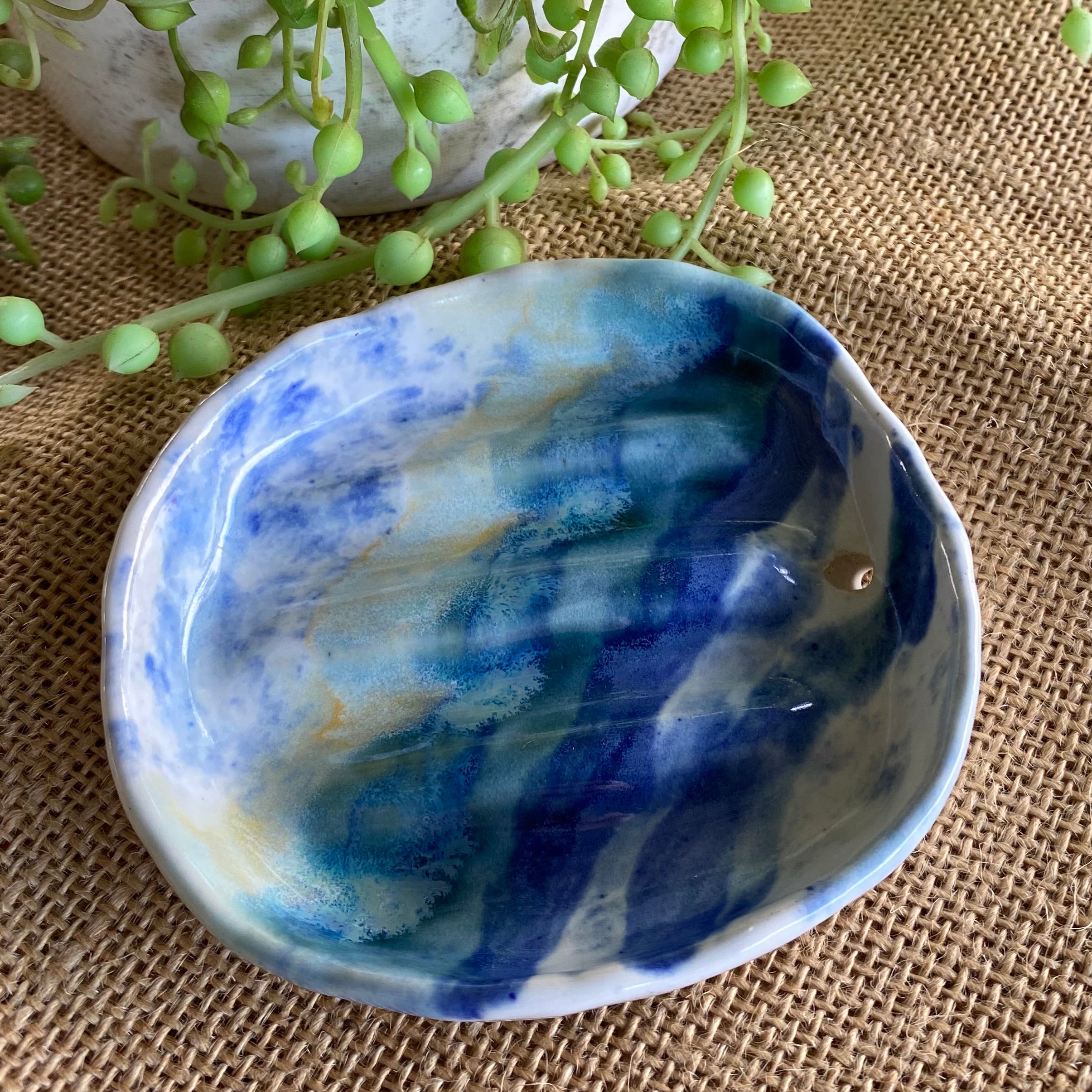 Organic Handcrafted Shampoo/ConditionerBar Holder/HandmadePottery