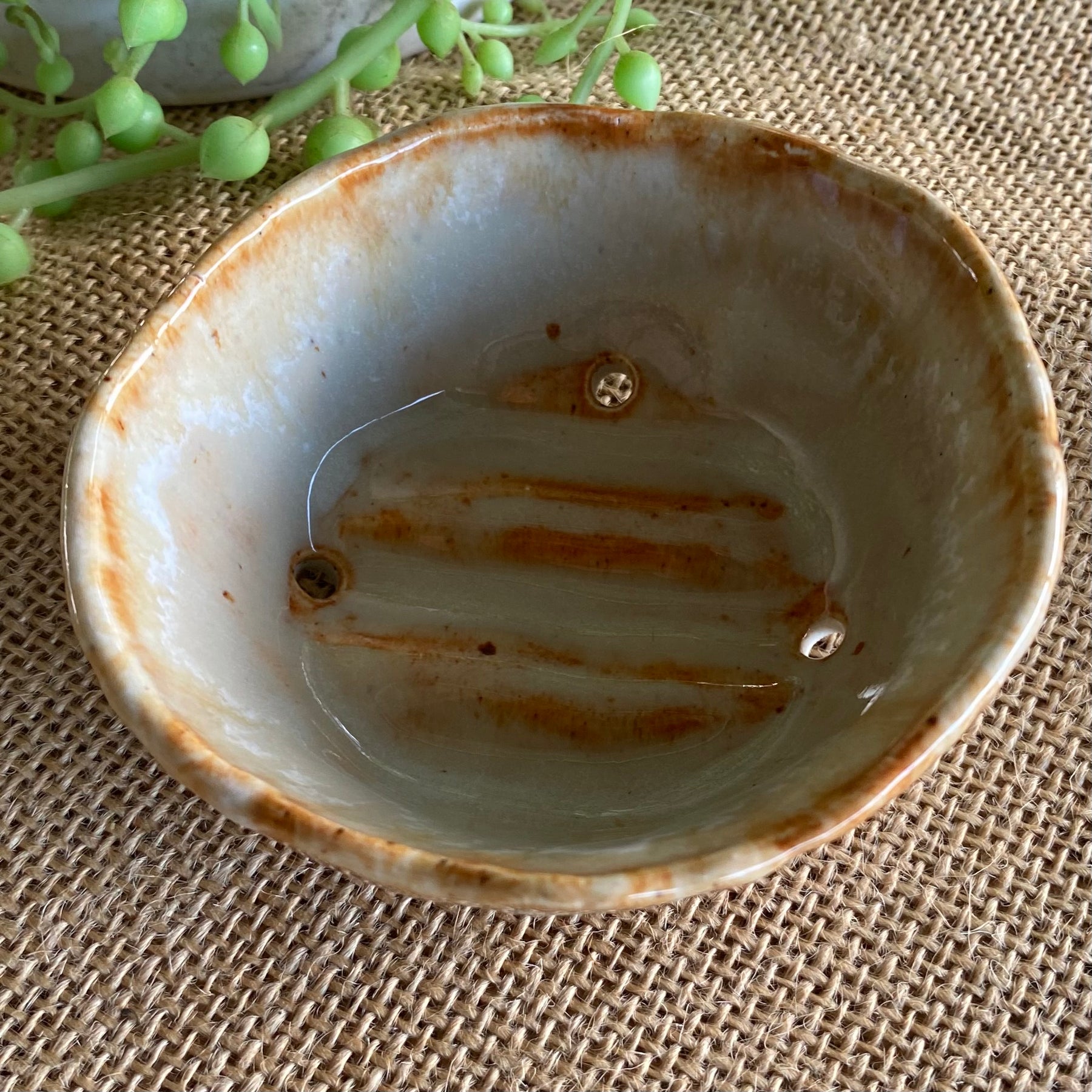 Organic Handcrafted Shampoo/ConditionerBar Holder/HandmadePottery