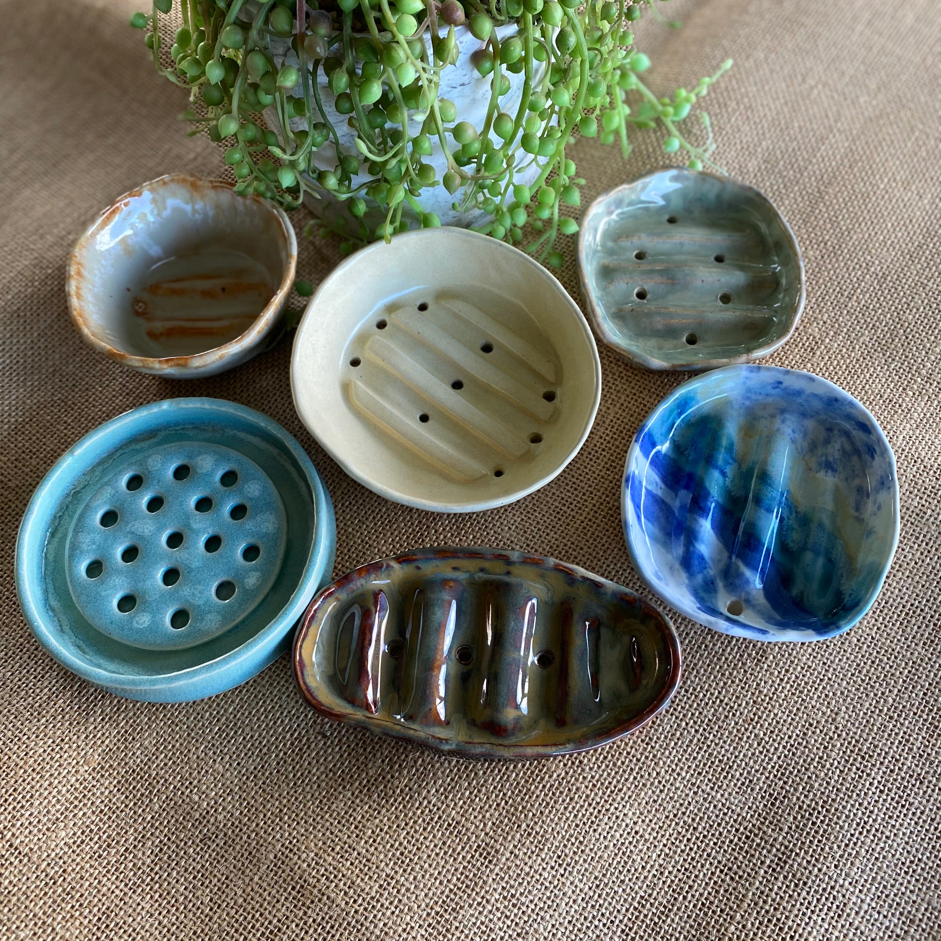 Organic Handcrafted Shampoo/ConditionerBar Holder/HandmadePottery