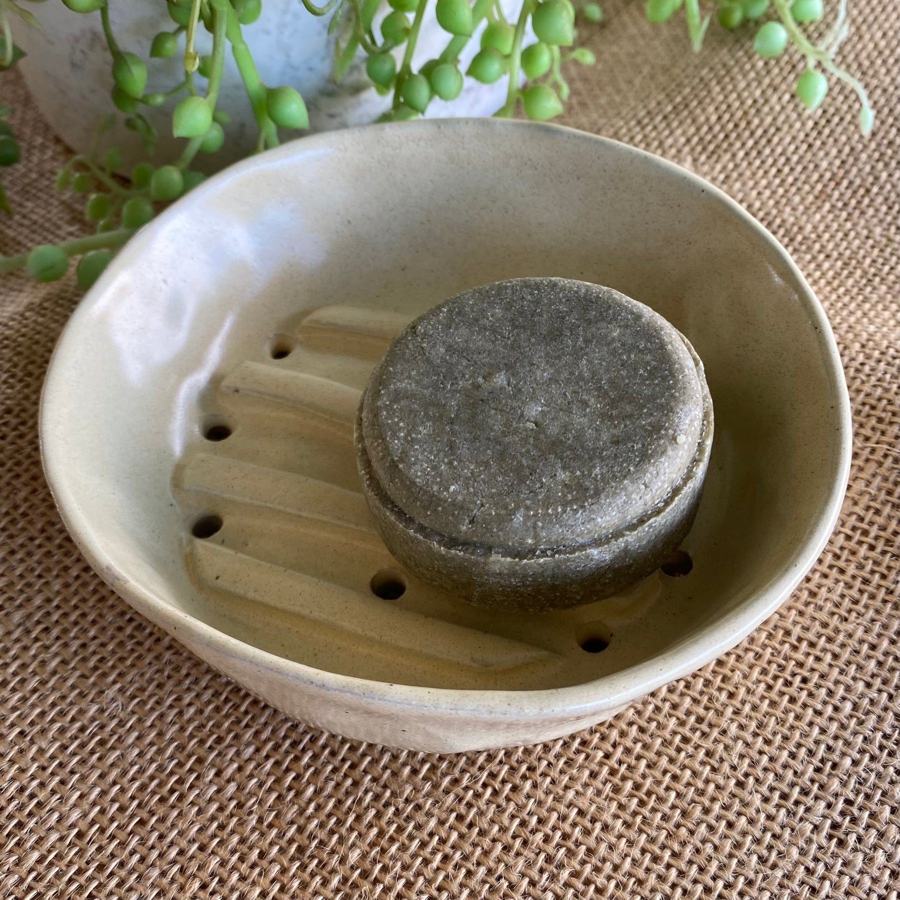 Organic Handcrafted Shampoo/ConditionerBar Holder/HandmadePottery