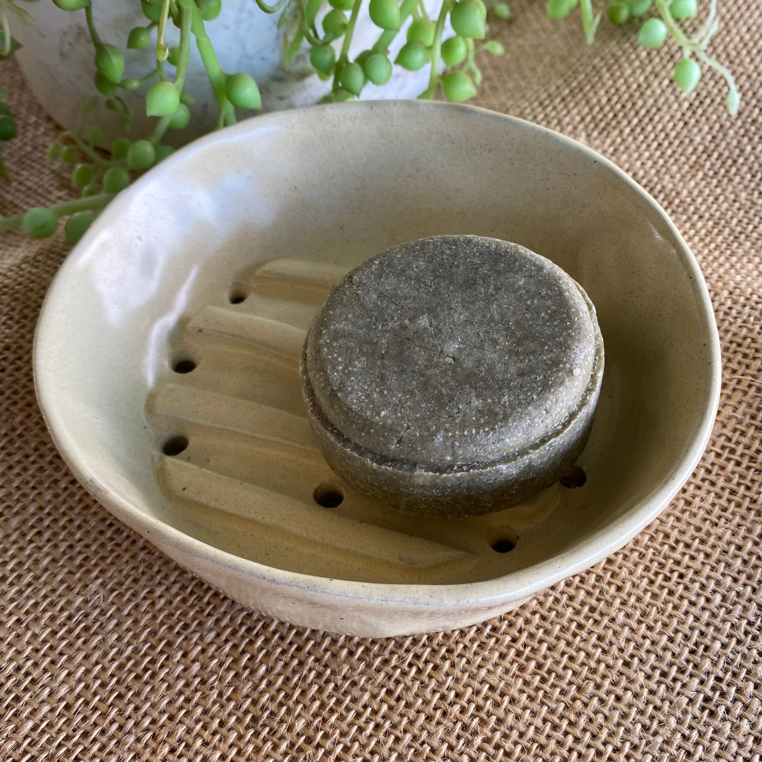 Organic Handcrafted Shampoo/ConditionerBar Holder/HandmadePottery