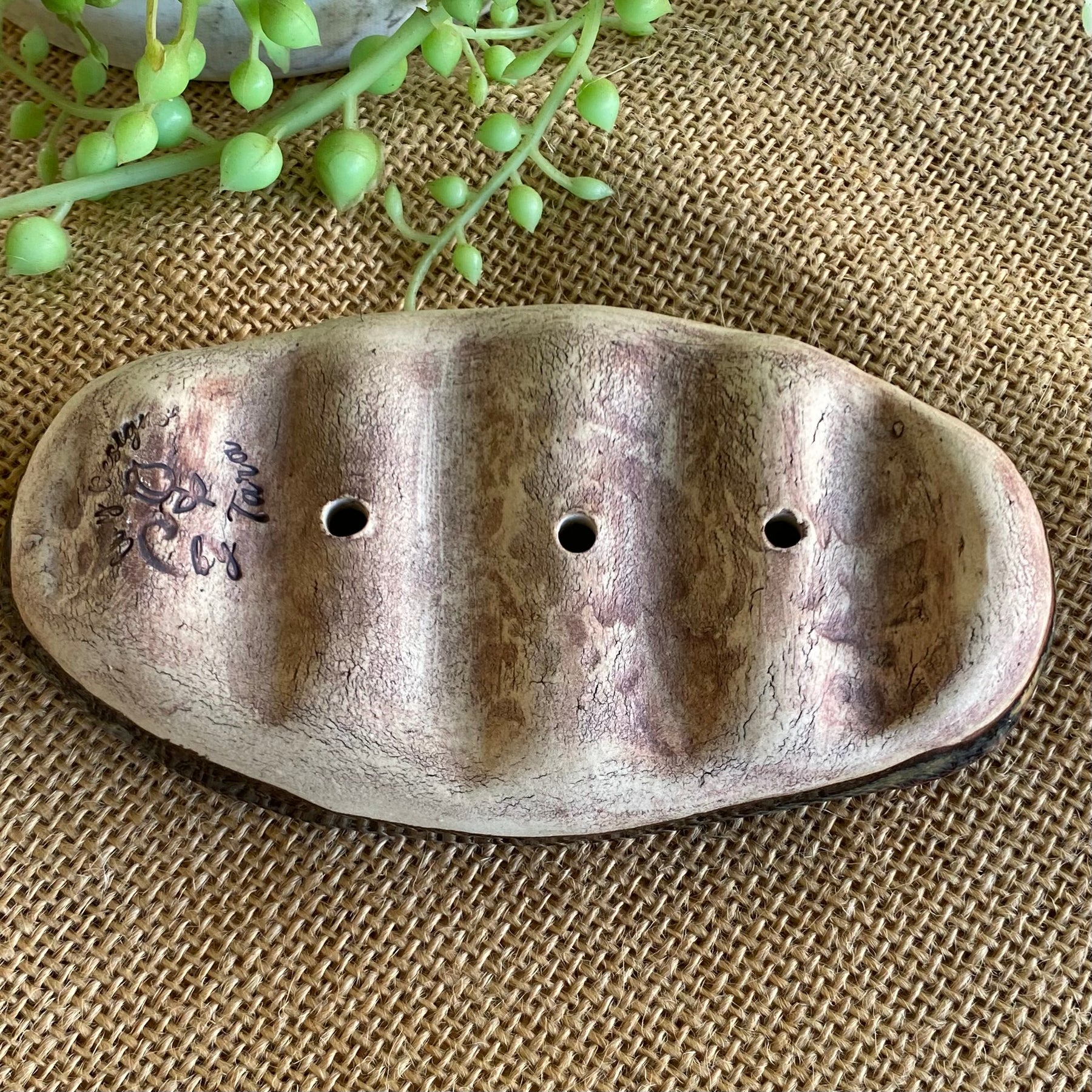Organic Handcrafted Shampoo/ConditionerBar Holder/HandmadePottery