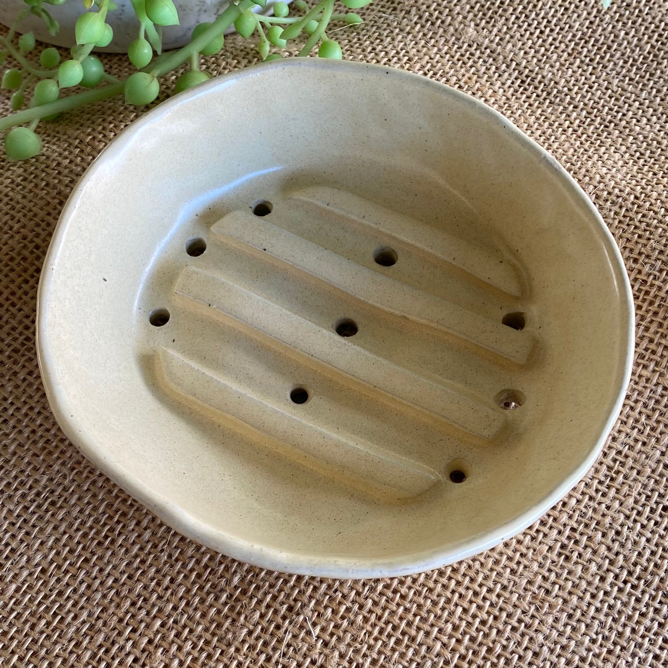 Organic Handcrafted Shampoo/ConditionerBar Holder/HandmadePottery