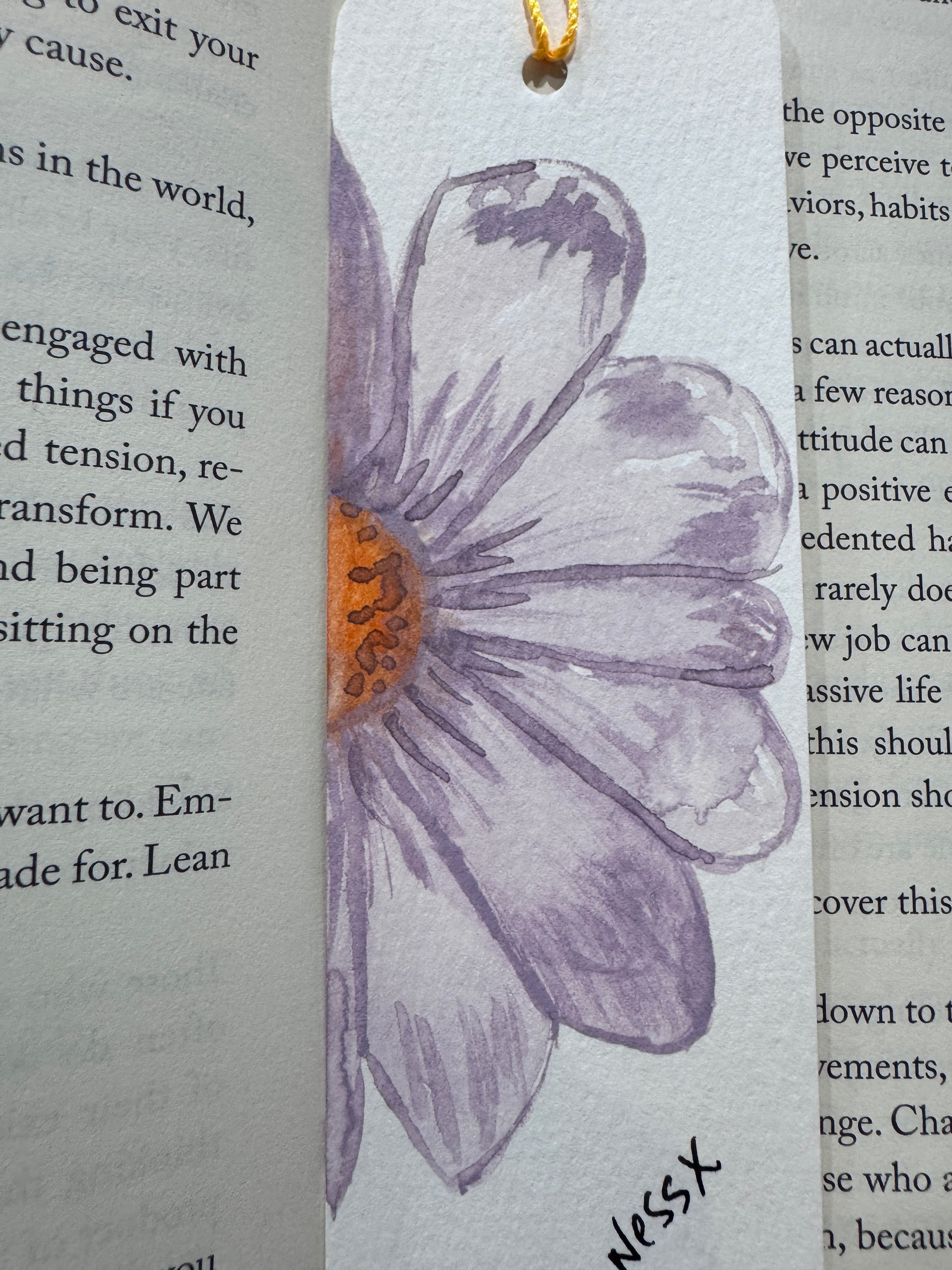 Lavender Whisper Bookmark - Floral Editions Collection