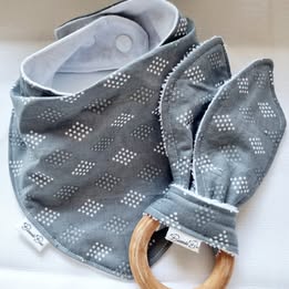 Bib and Bunny Ears Ring set | Handmade | 5 designs | BB11